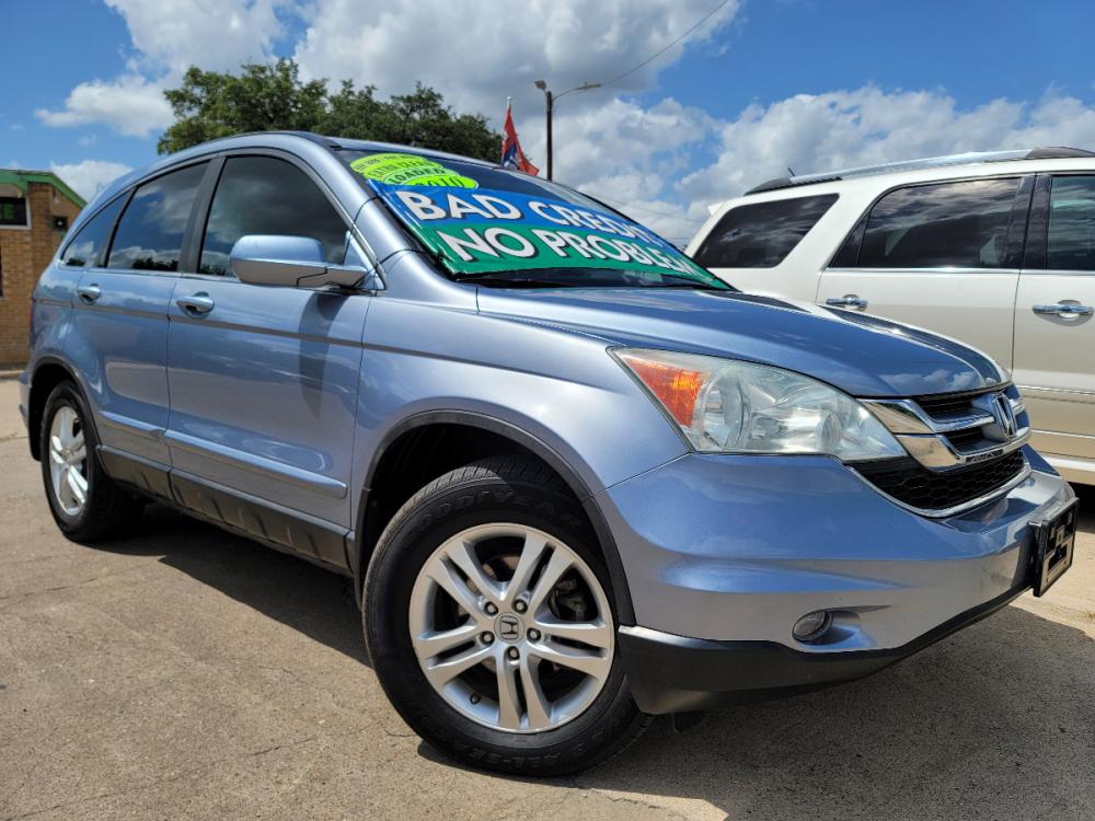 2010 BLUE Honda CR-V EX-L (5J6RE3H75AL) with an 2.4L L4 DOHC 16V engine, 5-Speed Automatic transmission, located at 2660 S.Garland Avenue, Garland, TX, 75041, (469) 298-3118, 32.885551, -96.655602 - Welcome to DallasAutos4Less, one of the Premier BUY HERE PAY HERE Dealers in the North Dallas Area. We specialize in financing to people with NO CREDIT or BAD CREDIT. We need proof of income, proof of residence, and a ID. Come buy your new car from us today!!rnrnThis is a very well cared for 2010 Ho - Photo #0