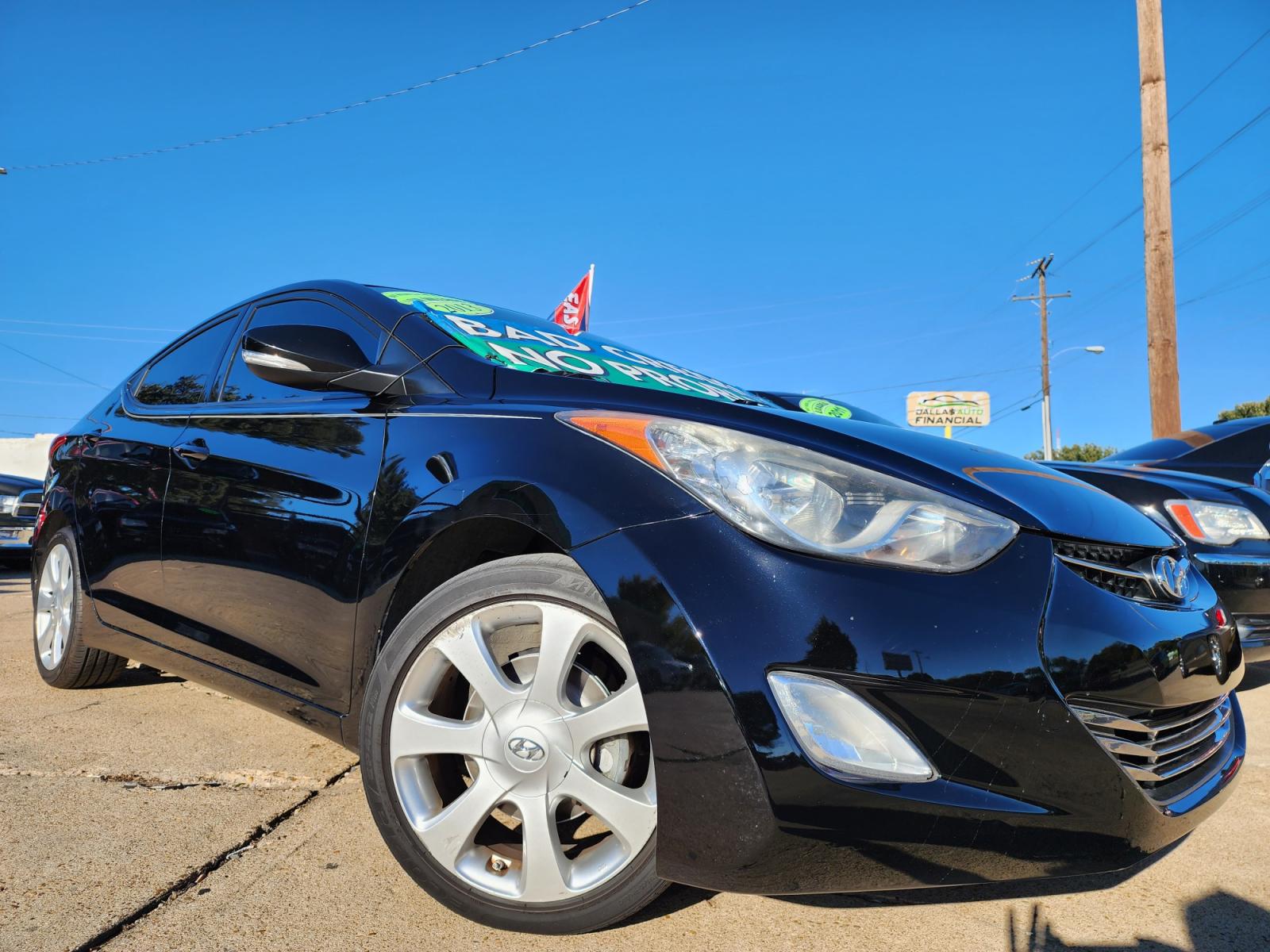 2013 BLACK /BEIGE Hyundai Elantra LIMITED (KMHDH4AE6DU) with an 1.8L L4 DOHC 16V engine, 6-Speed Automatic transmission, located at 2660 S.Garland Avenue, Garland, TX, 75041, (469) 298-3118, 32.885551, -96.655602 - Welcome to DallasAutos4Less, one of the Premier BUY HERE PAY HERE Dealers in the North Dallas Area. We specialize in financing to people with NO CREDIT or BAD CREDIT. We need proof of income, proof of residence, and a ID. Come buy your new car from us today!!rnrnThis is a very clean 2013 HYUNDAI ELA - Photo #1