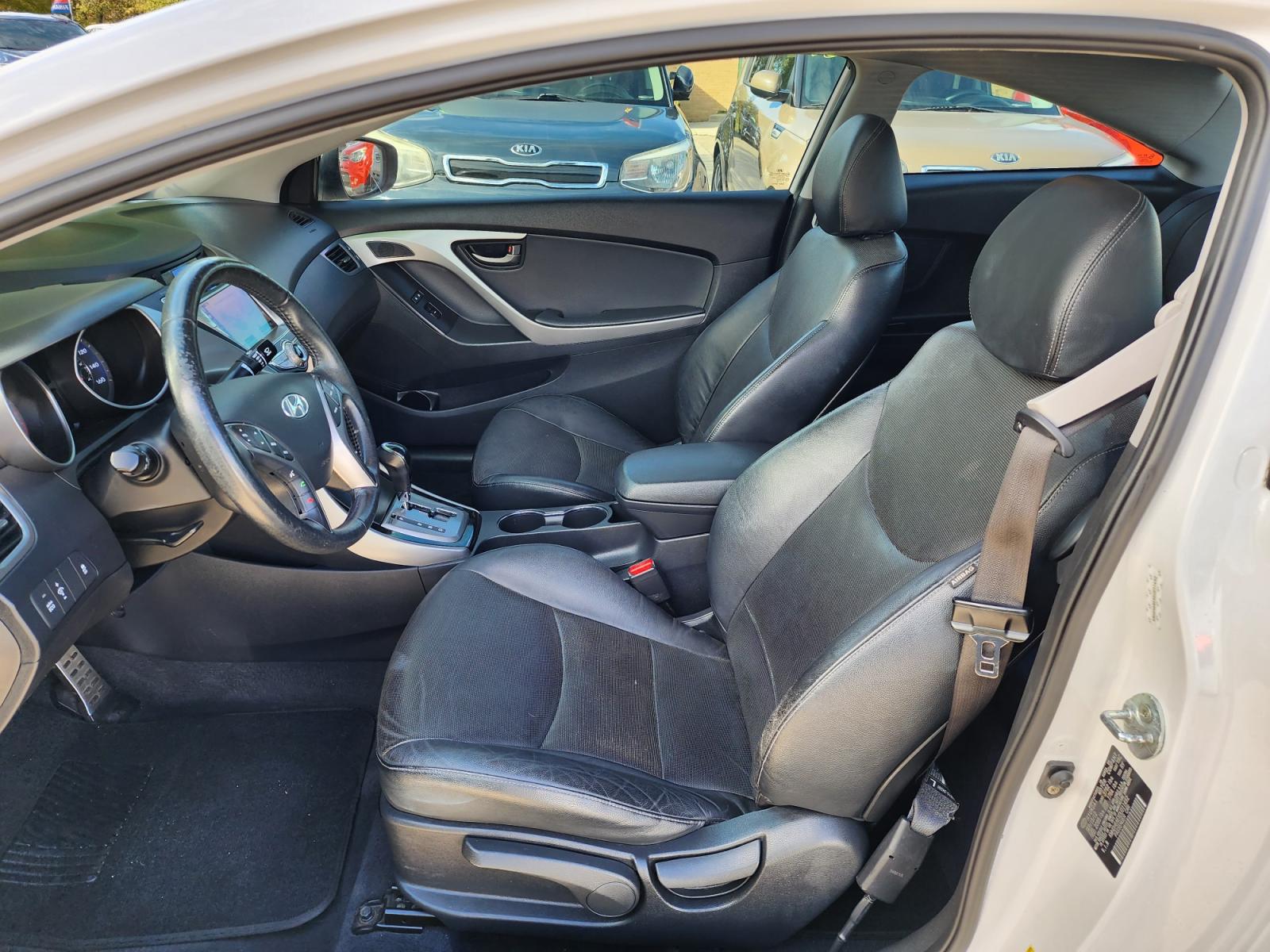 2013 WHITE Hyundai Elantra GS (KMHDH6AEXDU) with an 1.8L L4 DOHC 16V engine, 6-Speed Automatic transmission, located at 2660 S.Garland Avenue, Garland, TX, 75041, (469) 298-3118, 32.885551, -96.655602 - Welcome to DallasAutos4Less, one of the Premier BUY HERE PAY HERE Dealers in the North Dallas Area. We specialize in financing to people with NO CREDIT or BAD CREDIT. We need proof of income, proof of residence, and a ID. Come buy your new car from us today!!rnrnThis is a very clean 2013 HYUNDAI ELA - Photo #11
