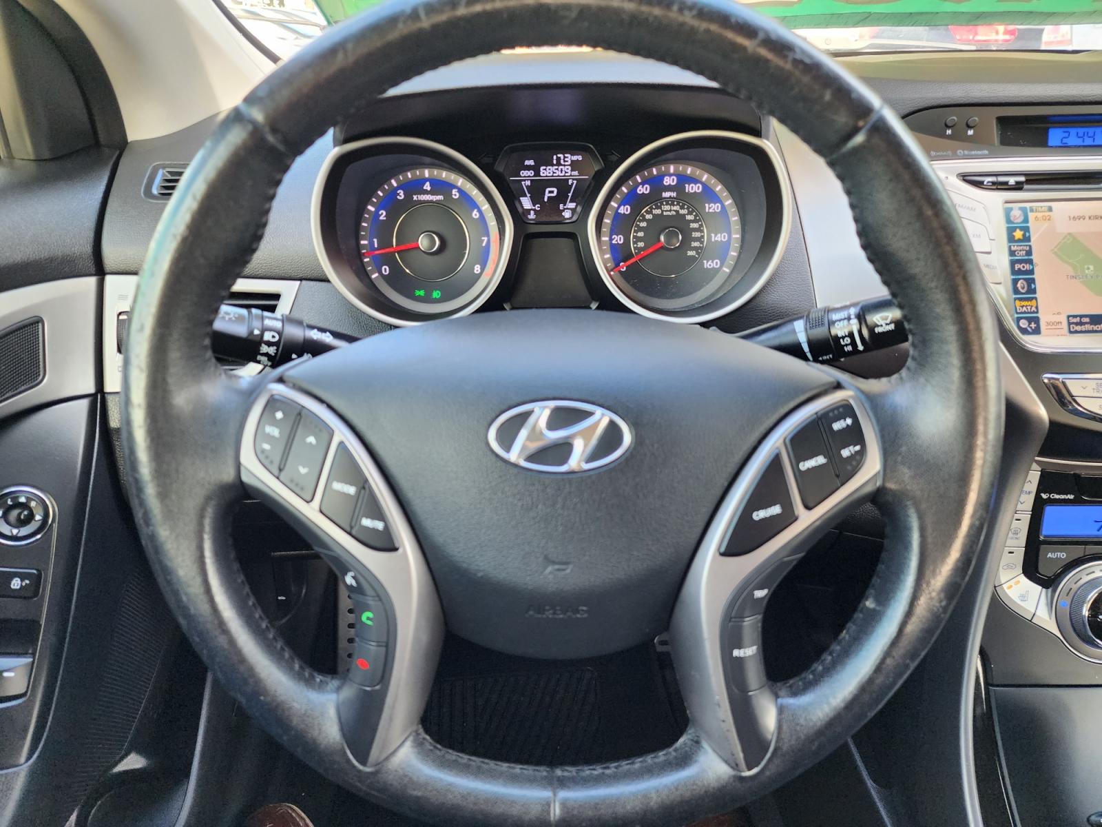 2013 WHITE Hyundai Elantra GS (KMHDH6AEXDU) with an 1.8L L4 DOHC 16V engine, 6-Speed Automatic transmission, located at 2660 S.Garland Avenue, Garland, TX, 75041, (469) 298-3118, 32.885551, -96.655602 - Photo #12