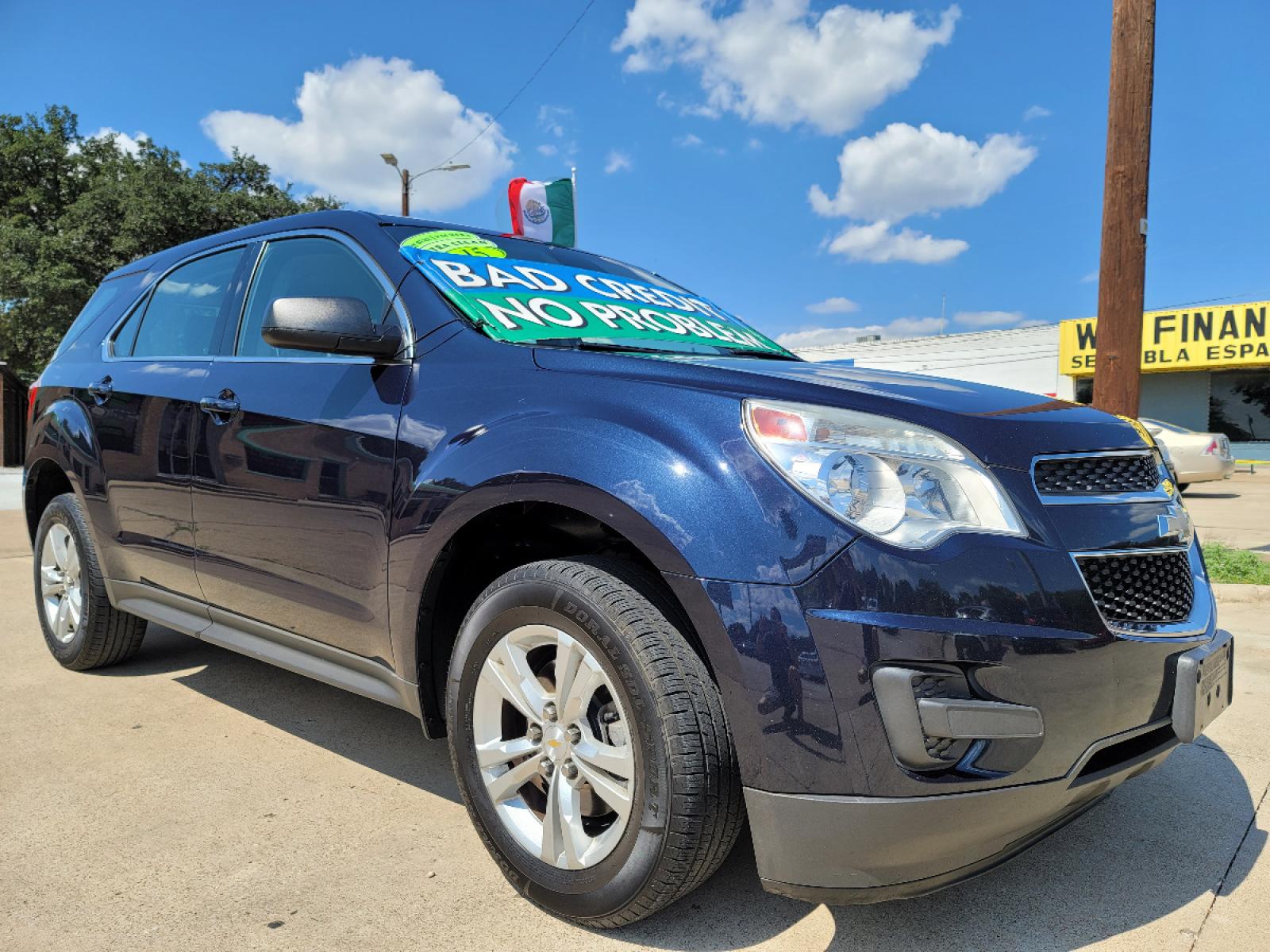 2015 BLUE Chevrolet Equinox LS (2GNALAEK1F1) with an 2.4L L4 DOHC 16V FFV engine, 6-Speed Automatic transmission, located at 2660 S.Garland Avenue, Garland, TX, 75041, (469) 298-3118, 32.885551, -96.655602 - Welcome to DallasAutos4Less, one of the Premier BUY HERE PAY HERE Dealers in the North Dallas Area. We specialize in financing to people with NO CREDIT or BAD CREDIT. We need proof of income, proof of residence, and a ID. Come buy your new car from us today!!rnrnThis is a very well cared for 2015 CH - Photo #1