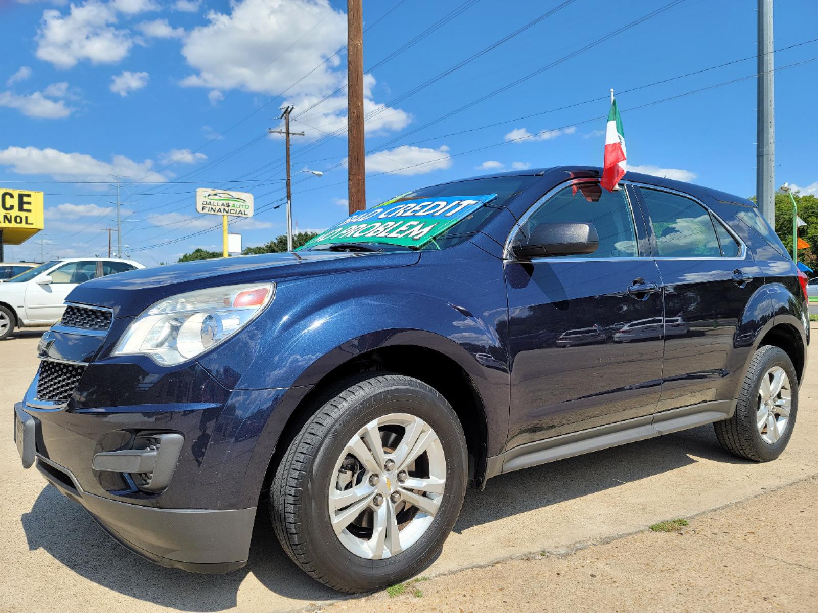 2015 BLUE Chevrolet Equinox LS (2GNALAEK1F1) with an 2.4L L4 DOHC 16V FFV engine, 6-Speed Automatic transmission, located at 2660 S.Garland Avenue, Garland, TX, 75041, (469) 298-3118, 32.885551, -96.655602 - Welcome to DallasAutos4Less, one of the Premier BUY HERE PAY HERE Dealers in the North Dallas Area. We specialize in financing to people with NO CREDIT or BAD CREDIT. We need proof of income, proof of residence, and a ID. Come buy your new car from us today!!rnrnThis is a very well cared for 2015 CH - Photo #7