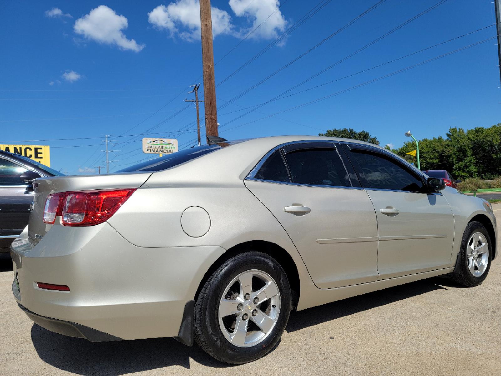2015 GOLD Chevrolet Malibu LS (1G11B5SL2FF) with an 2.5L L4 DOHC 16V engine, 6-Speed Automatic transmission, located at 2660 S.Garland Avenue, Garland, TX, 75041, (469) 298-3118, 32.885551, -96.655602 - Welcome to DallasAutos4Less, one of the Premier BUY HERE PAY HERE Dealers in the North Dallas Area. We specialize in financing to people with NO CREDIT or BAD CREDIT. We need proof of income, proof of residence, and a ID. Come buy your new car from us today!!rnrnThis is a very well cared for 2015 CH - Photo #3
