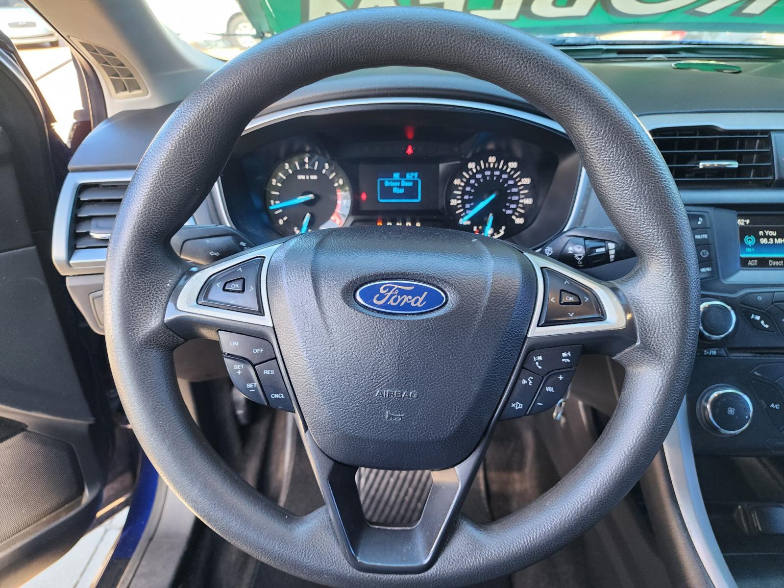 2015 BLUE /BLACK Ford Fusion S (3FA6P0G79FR) with an 2.5L L4 DOHC 16V engine, AUTO transmission, located at 2660 S.Garland Avenue, Garland, TX, 75041, (469) 298-3118, 32.885551, -96.655602 - Welcome to DallasAutos4Less, one of the Premier BUY HERE PAY HERE Dealers in the North Dallas Area. We specialize in financing to people with NO CREDIT or BAD CREDIT. We need proof of income, proof of residence, and a ID. Come buy your new car from us today!!rnrnThis is a Super Clean 2015 FORD FUSIO - Photo #13