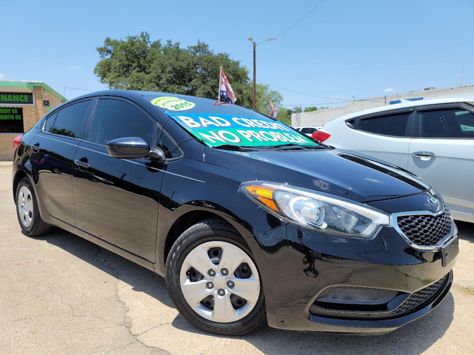 2015 BLACK /GRAY Kia Forte LX (KNAFK4A62F5) with an 1.8L L4 DOHC 16V engine, A transmission, located at 2660 S.Garland Avenue, Garland, TX, 75041, (469) 298-3118, 32.885551, -96.655602 - Welcome to DallasAutos4Less, one of the Premier BUY HERE PAY HERE Dealers in the North Dallas Area. We specialize in financing to people with NO CREDIT or BAD CREDIT. We need proof of income, proof of residence, and a ID. Come buy your new car from us today!!rnrnThis is a SUPER CLEAN 2015 KIA FORTE - Photo #0