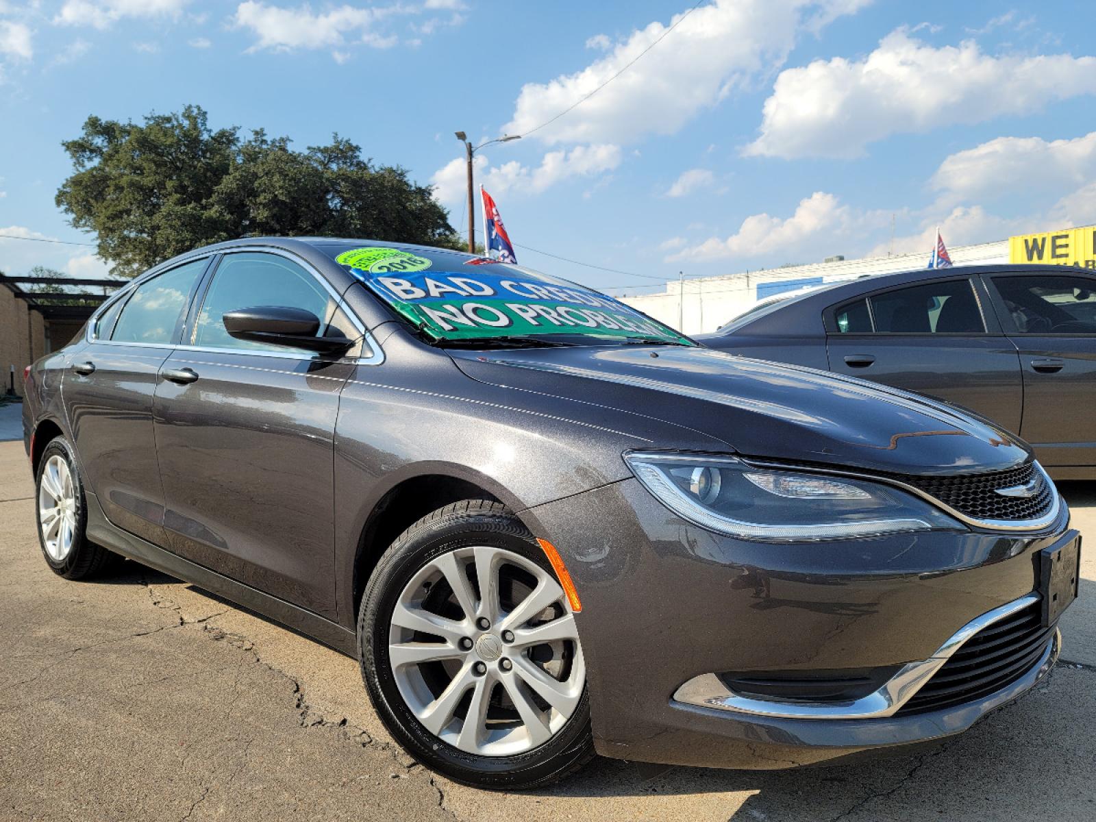 2016 GRAY Chrysler 200 Limited (1C3CCCAB4GN) with an 2.4L L4 DOHC 16V engine, 9A transmission, located at 2660 S.Garland Avenue, Garland, TX, 75041, (469) 298-3118, 32.885551, -96.655602 - Welcome to DallasAutos4Less, one of the Premier BUY HERE PAY HERE Dealers in the North Dallas Area. We specialize in financing to people with NO CREDIT or BAD CREDIT. We need proof of income, proof of residence, and a ID. Come buy your new car from us today!!rnrnThis is a Super Clean 2016 CHRYSLER 2 - Photo #0