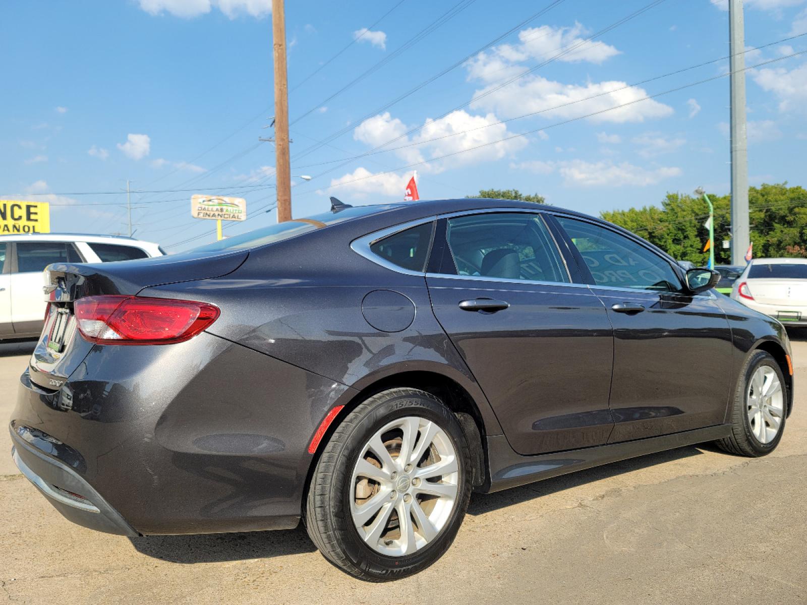 2016 GRAY Chrysler 200 Limited (1C3CCCAB4GN) with an 2.4L L4 DOHC 16V engine, 9A transmission, located at 2660 S.Garland Avenue, Garland, TX, 75041, (469) 298-3118, 32.885551, -96.655602 - Welcome to DallasAutos4Less, one of the Premier BUY HERE PAY HERE Dealers in the North Dallas Area. We specialize in financing to people with NO CREDIT or BAD CREDIT. We need proof of income, proof of residence, and a ID. Come buy your new car from us today!!rnrnThis is a Super Clean 2016 CHRYSLER 2 - Photo #3