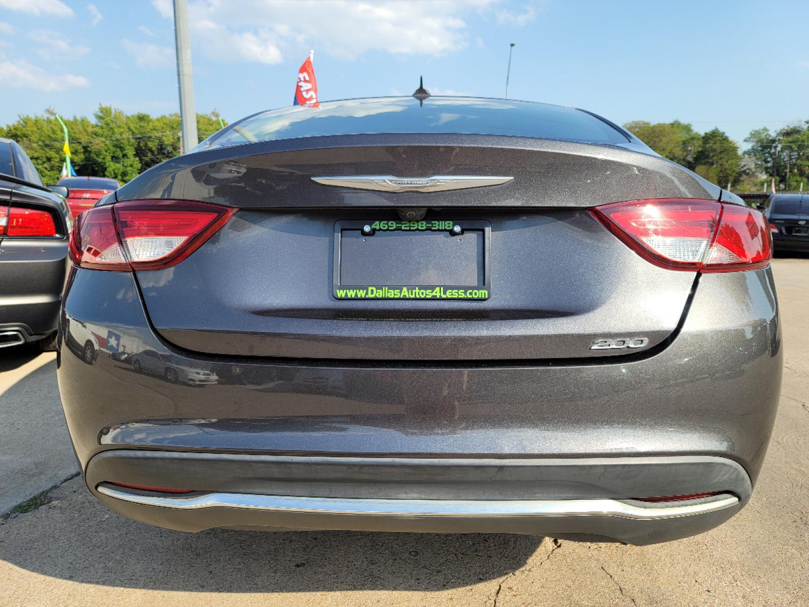 2016 GRAY Chrysler 200 Limited (1C3CCCAB4GN) with an 2.4L L4 DOHC 16V engine, 9A transmission, located at 2660 S.Garland Avenue, Garland, TX, 75041, (469) 298-3118, 32.885551, -96.655602 - Welcome to DallasAutos4Less, one of the Premier BUY HERE PAY HERE Dealers in the North Dallas Area. We specialize in financing to people with NO CREDIT or BAD CREDIT. We need proof of income, proof of residence, and a ID. Come buy your new car from us today!!rnrnThis is a Super Clean 2016 CHRYSLER 2 - Photo #4