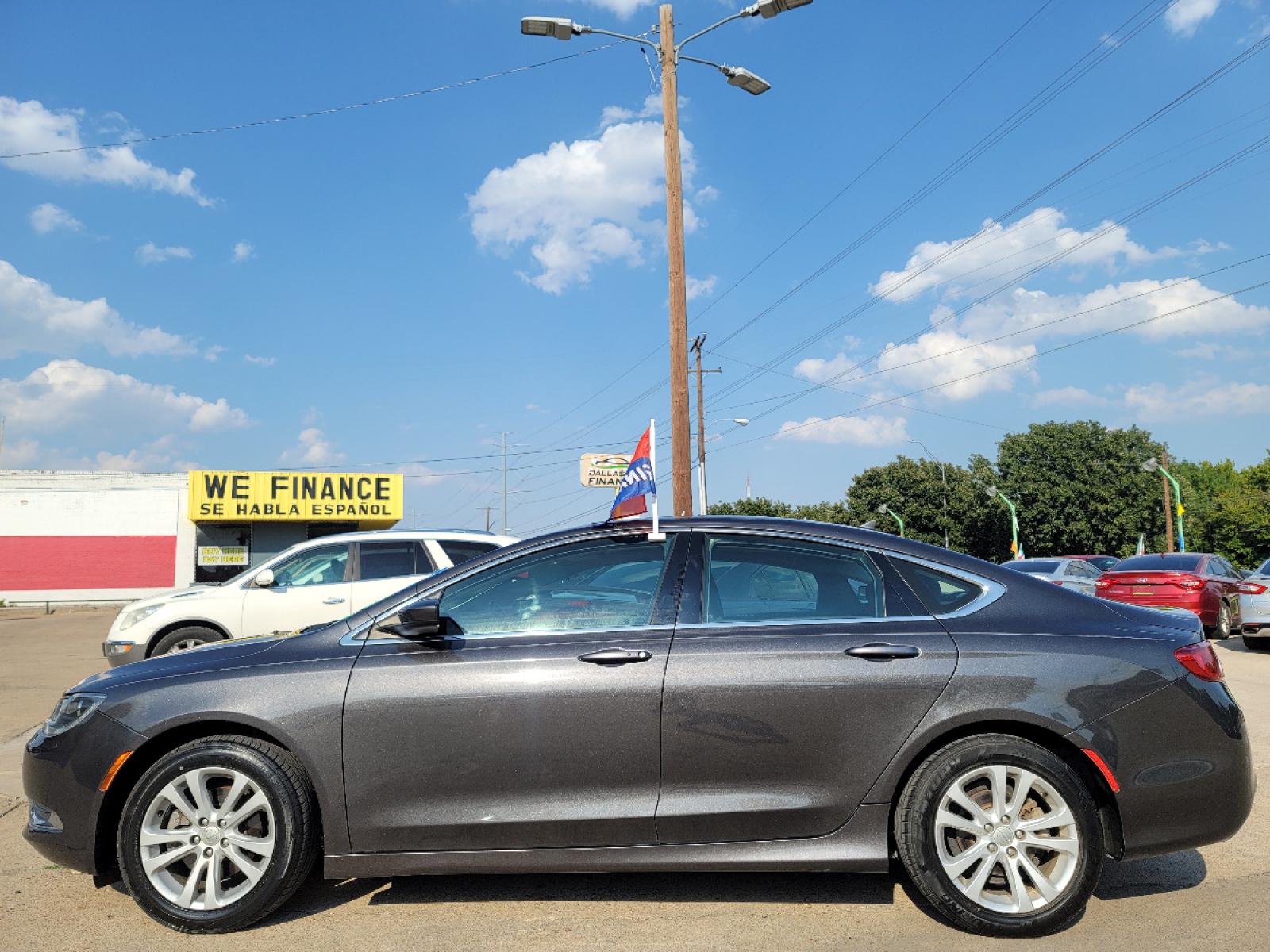 2016 GRAY Chrysler 200 Limited (1C3CCCAB4GN) with an 2.4L L4 DOHC 16V engine, 9A transmission, located at 2660 S.Garland Avenue, Garland, TX, 75041, (469) 298-3118, 32.885551, -96.655602 - Welcome to DallasAutos4Less, one of the Premier BUY HERE PAY HERE Dealers in the North Dallas Area. We specialize in financing to people with NO CREDIT or BAD CREDIT. We need proof of income, proof of residence, and a ID. Come buy your new car from us today!!rnrnThis is a Super Clean 2016 CHRYSLER 2 - Photo #6