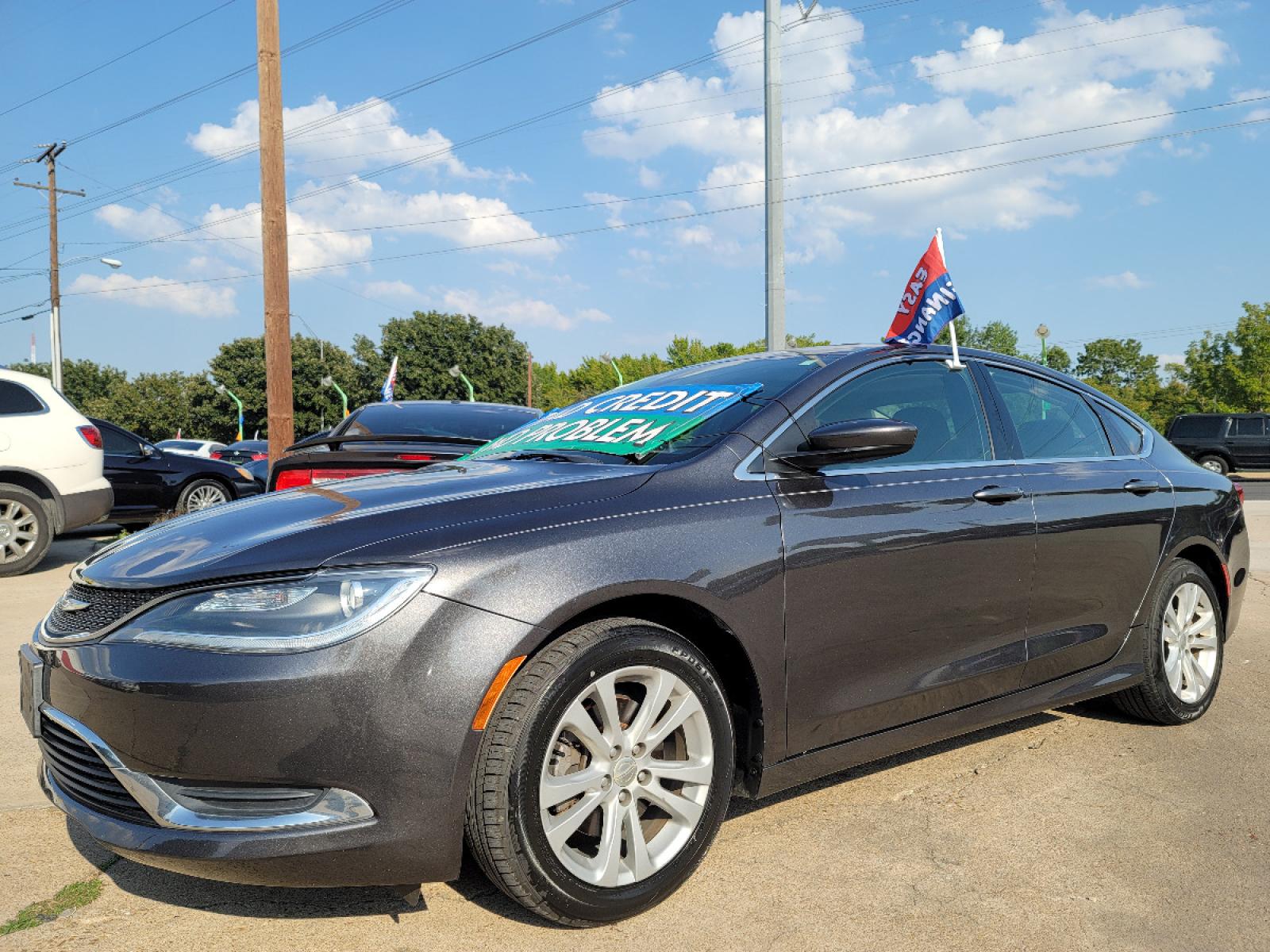 2016 GRAY Chrysler 200 Limited (1C3CCCAB4GN) with an 2.4L L4 DOHC 16V engine, 9A transmission, located at 2660 S.Garland Avenue, Garland, TX, 75041, (469) 298-3118, 32.885551, -96.655602 - Welcome to DallasAutos4Less, one of the Premier BUY HERE PAY HERE Dealers in the North Dallas Area. We specialize in financing to people with NO CREDIT or BAD CREDIT. We need proof of income, proof of residence, and a ID. Come buy your new car from us today!!rnrnThis is a Super Clean 2016 CHRYSLER 2 - Photo #7