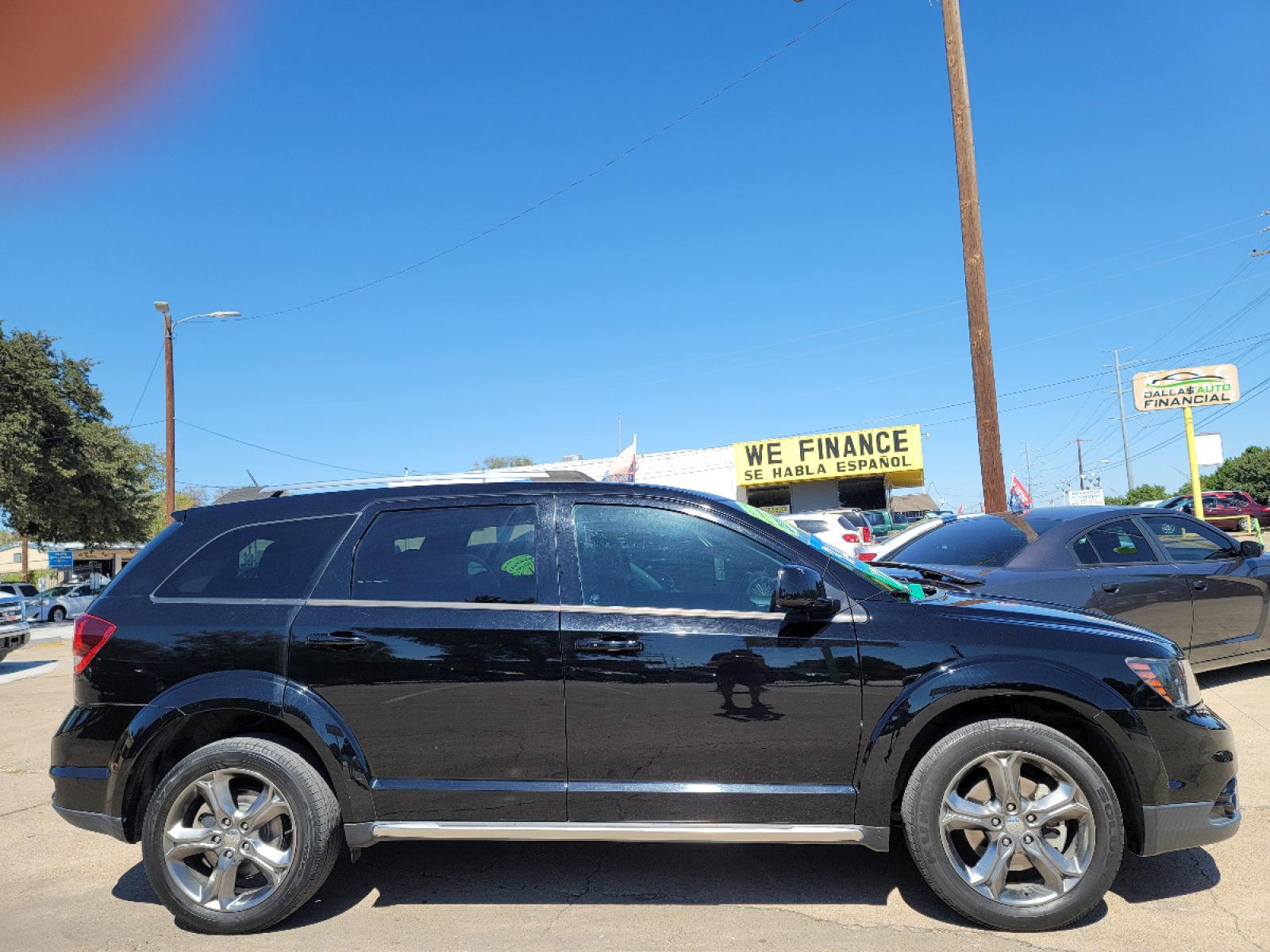 2016 BLACK /BLACK DODGE JOURNEY CROSSROAD CROSSROAD (3C4PDCGB8GT) , AUTO transmission, located at 2660 S.Garland Avenue, Garland, TX, 75041, (469) 298-3118, 32.885551, -96.655602 - Welcome to DallasAutos4Less, one of the Premier BUY HERE PAY HERE Dealers in the North Dallas Area. We specialize in financing to people with NO CREDIT or BAD CREDIT. We need proof of income, proof of residence, and a ID. Come buy your new car from us today!!rnrnThis is a very clean 2016 DODGE JOURN - Photo #2