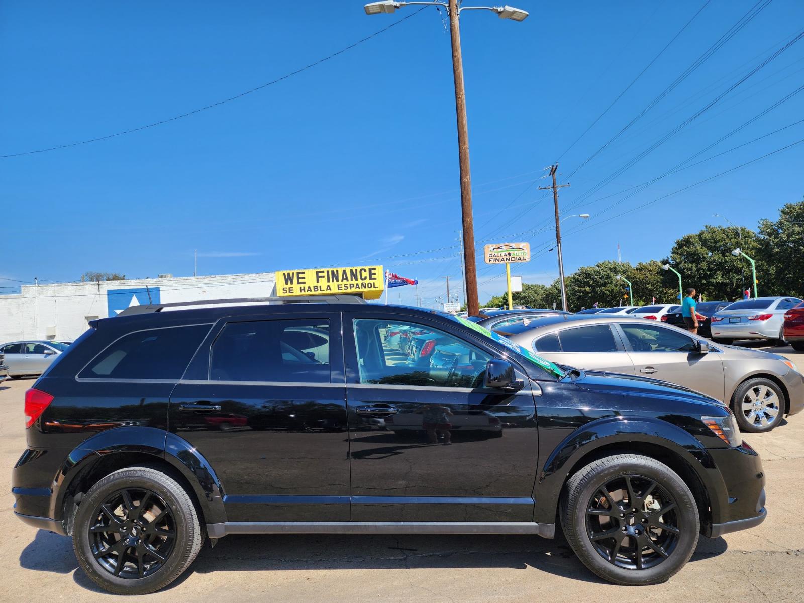 2019 BLACK /BLACK Dodge Journey SE (3C4PDCBB7KT) with an 2.4L L6 DOHC 16V engine, 4A transmission, located at 2660 S.Garland Avenue, Garland, TX, 75041, (469) 298-3118, 32.885551, -96.655602 - Welcome to DallasAutos4Less, one of the Premier BUY HERE PAY HERE Dealers in the North Dallas Area. We specialize in financing to people with NO CREDIT or BAD CREDIT. We need proof of income, proof of residence, and a ID. Come buy your new car from us today!!rnrnThis is a very clean 2019 DODGE JOURN - Photo #2