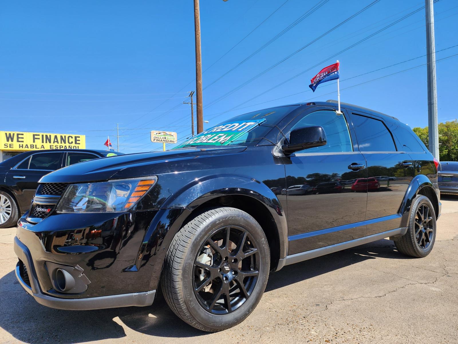 2019 BLACK /BLACK Dodge Journey SE (3C4PDCBB7KT) with an 2.4L L6 DOHC 16V engine, 4A transmission, located at 2660 S.Garland Avenue, Garland, TX, 75041, (469) 298-3118, 32.885551, -96.655602 - Welcome to DallasAutos4Less, one of the Premier BUY HERE PAY HERE Dealers in the North Dallas Area. We specialize in financing to people with NO CREDIT or BAD CREDIT. We need proof of income, proof of residence, and a ID. Come buy your new car from us today!!rnrnThis is a very clean 2019 DODGE JOURN - Photo #7
