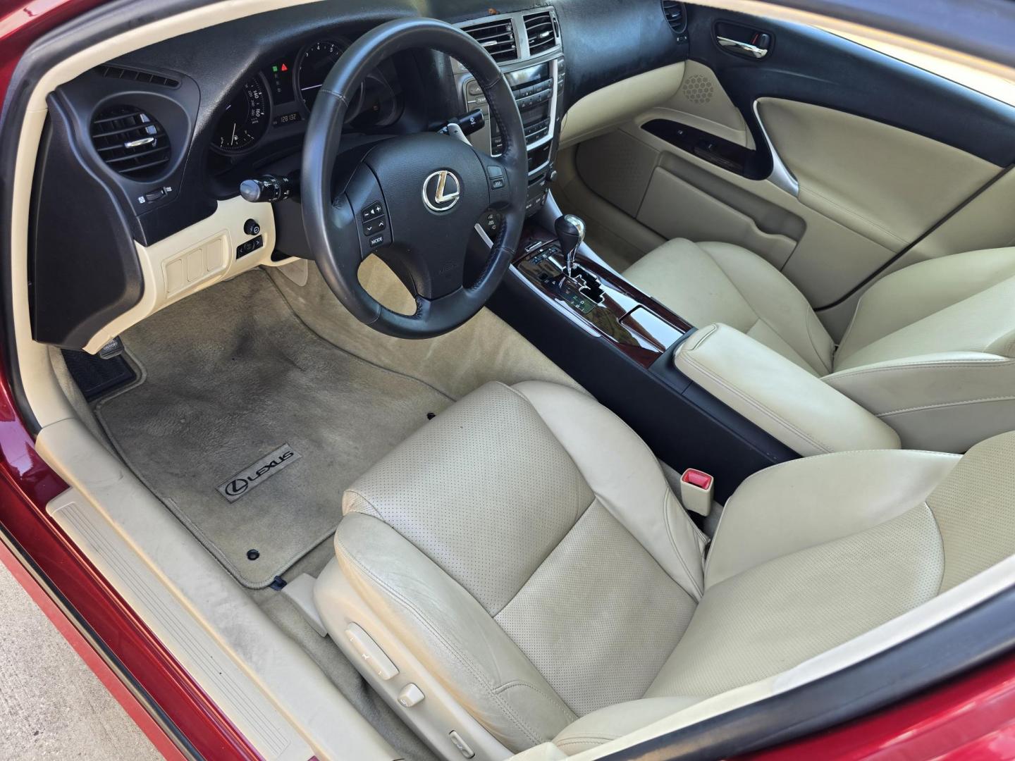 2006 RED Lexus IS (JTHBK262062) with an 2.5L V6 24V DOHC engine, AUTO transmission, located at 2660 S.Garland Avenue, Garland, TX, 75041, (469) 298-3118, 32.885551, -96.655602 - Photo#10