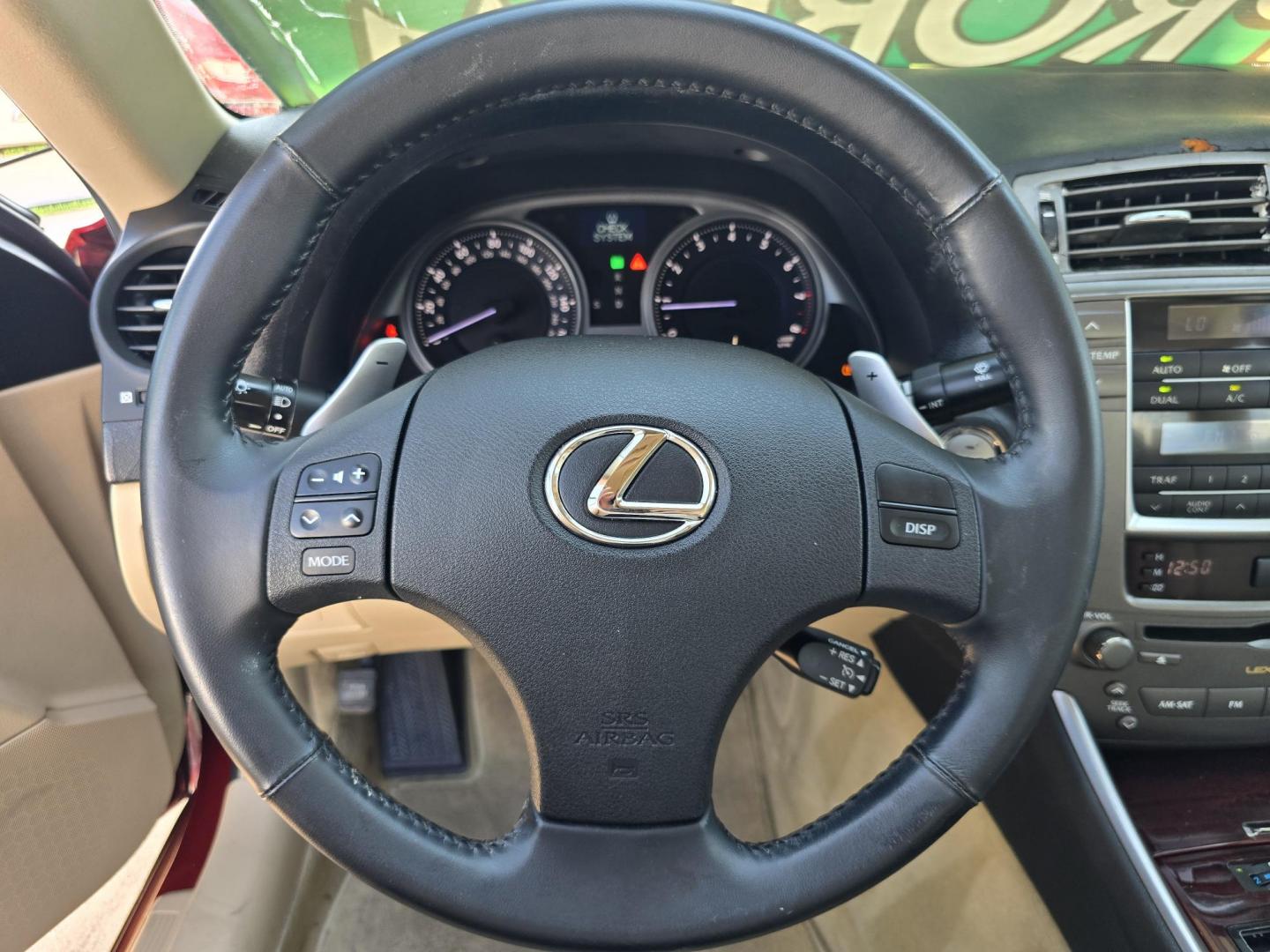 2006 RED Lexus IS (JTHBK262062) with an 2.5L V6 24V DOHC engine, AUTO transmission, located at 2660 S.Garland Avenue, Garland, TX, 75041, (469) 298-3118, 32.885551, -96.655602 - Photo#12