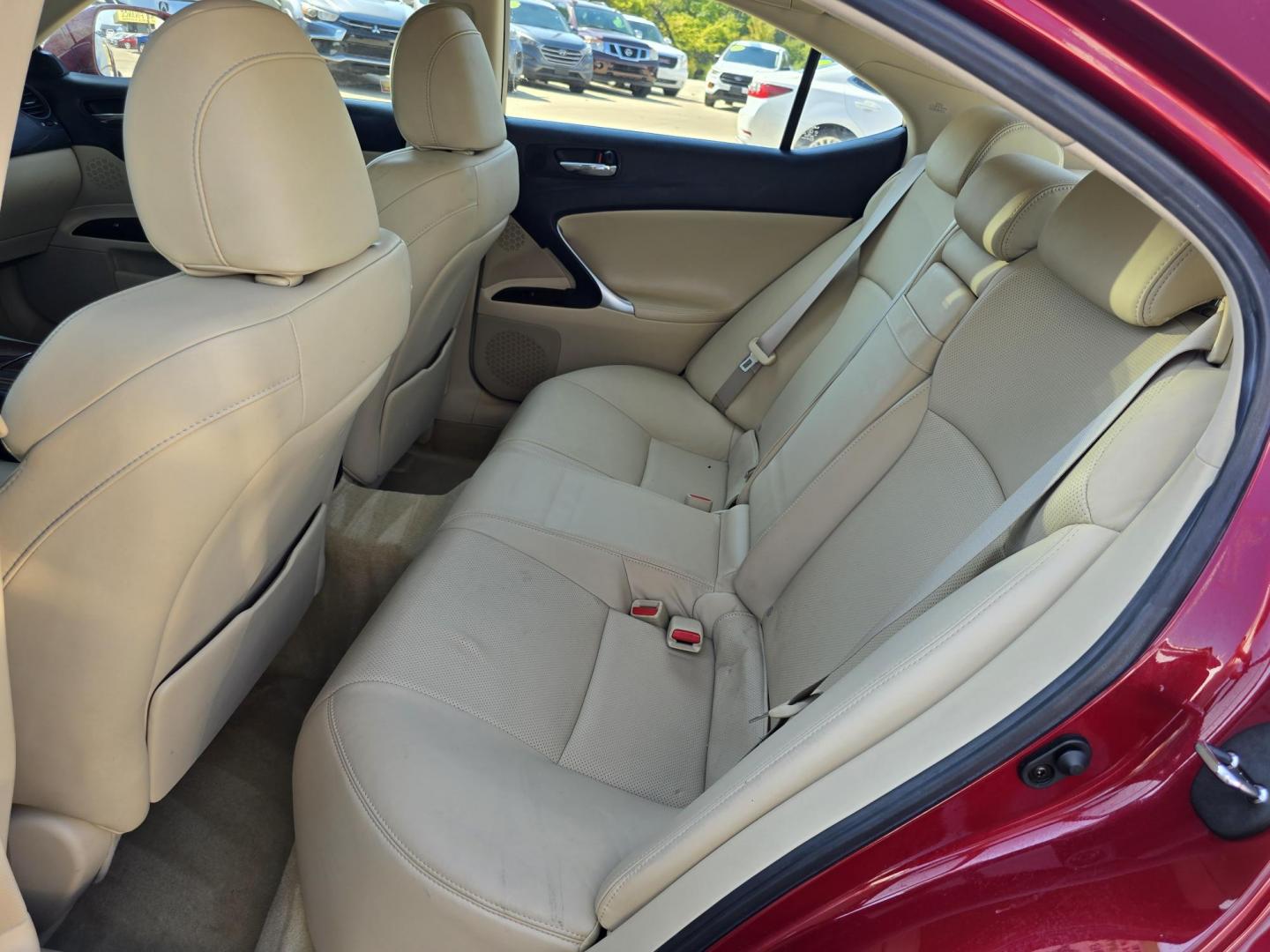 2006 RED Lexus IS (JTHBK262062) with an 2.5L V6 24V DOHC engine, AUTO transmission, located at 2660 S.Garland Avenue, Garland, TX, 75041, (469) 298-3118, 32.885551, -96.655602 - Photo#16