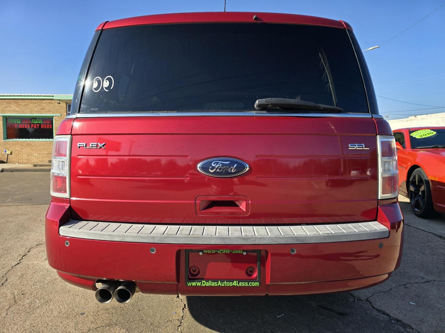 2009 RED Ford Flex SEL (2FMDK52C49B) with an 3.5L V6 DOHC 24V engine, 6-Speed Automatic transmission, located at 2660 S.Garland Avenue, Garland, TX, 75041, (469) 298-3118, 32.885551, -96.655602 - Photo#4