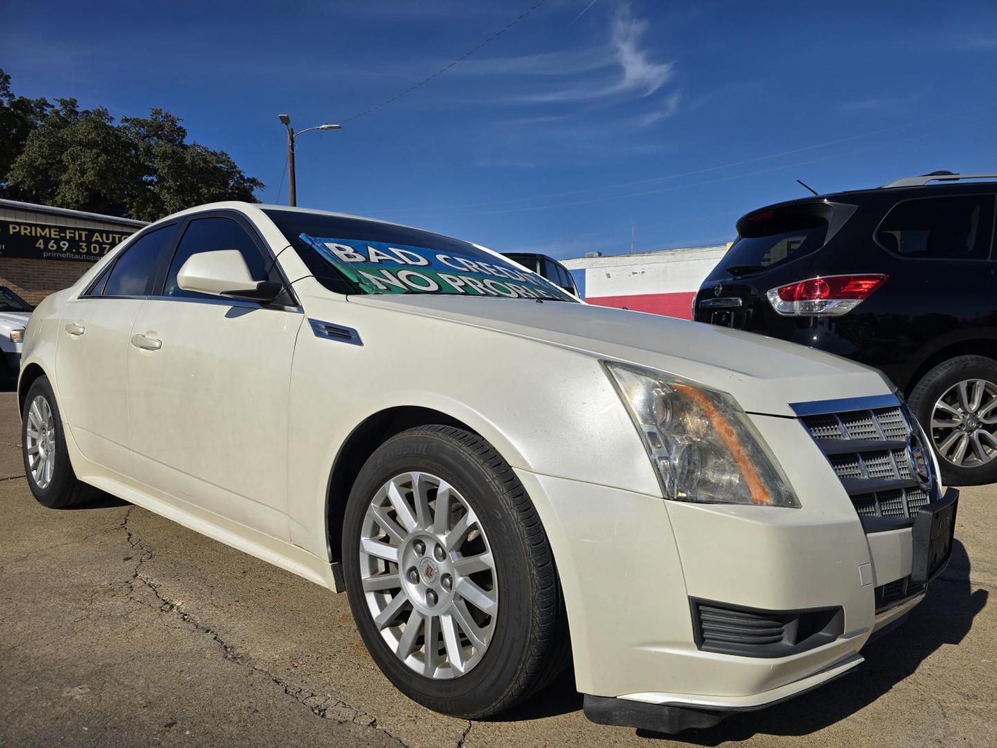 2010 DIAMOND WHITE Cadillac CTS 3.0L Luxury (1G6DE5EG0A0) with an 3.0L V6 DOHC 24V engine, AUTO transmission, located at 2660 S.Garland Avenue, Garland, TX, 75041, (469) 298-3118, 32.885551, -96.655602 - Photo#1