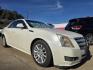 2010 DIAMOND WHITE Cadillac CTS 3.0L Luxury (1G6DE5EG0A0) with an 3.0L V6 DOHC 24V engine, AUTO transmission, located at 2660 S.Garland Avenue, Garland, TX, 75041, (469) 298-3118, 32.885551, -96.655602 - Photo#1