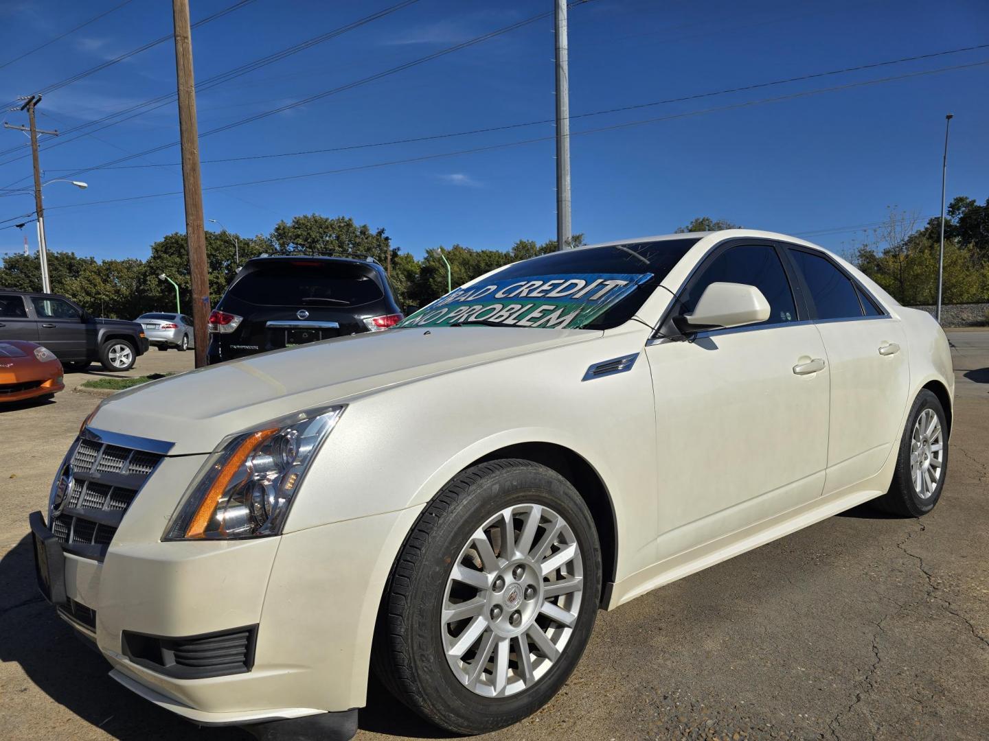2010 DIAMOND WHITE Cadillac CTS 3.0L Luxury (1G6DE5EG0A0) with an 3.0L V6 DOHC 24V engine, AUTO transmission, located at 2660 S.Garland Avenue, Garland, TX, 75041, (469) 298-3118, 32.885551, -96.655602 - Photo#7