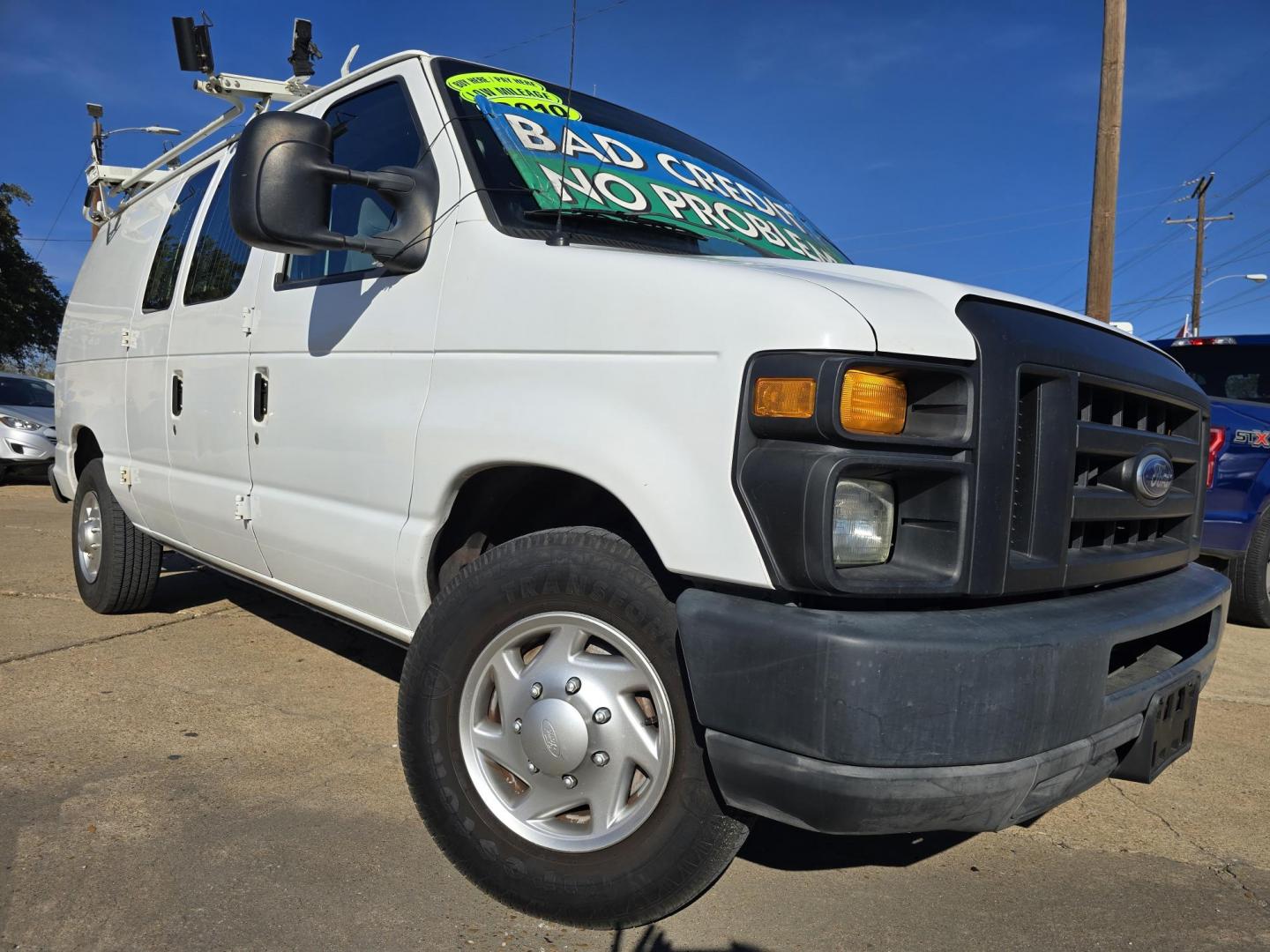 2010 Ford E-Series Van E-250 (1FTNE2EL9AD) with an 5.4L V8 SOHC 16V engine, 4-Speed Automatic transmission, located at 2660 S.Garland Avenue, Garland, TX, 75041, (469) 298-3118, 32.885551, -96.655602 - CNG FUEL - Photo#0