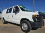 2010 WHITE Ford E-Series Van E-250 (1FTNE2EL6AD) with an 5.4L V8 SOHC 16V engine, 4-Speed Automatic transmission, located at 2660 S.Garland Avenue, Garland, TX, 75041, (469) 298-3118, 32.885551, -96.655602 - CNG FUEL - Photo#1