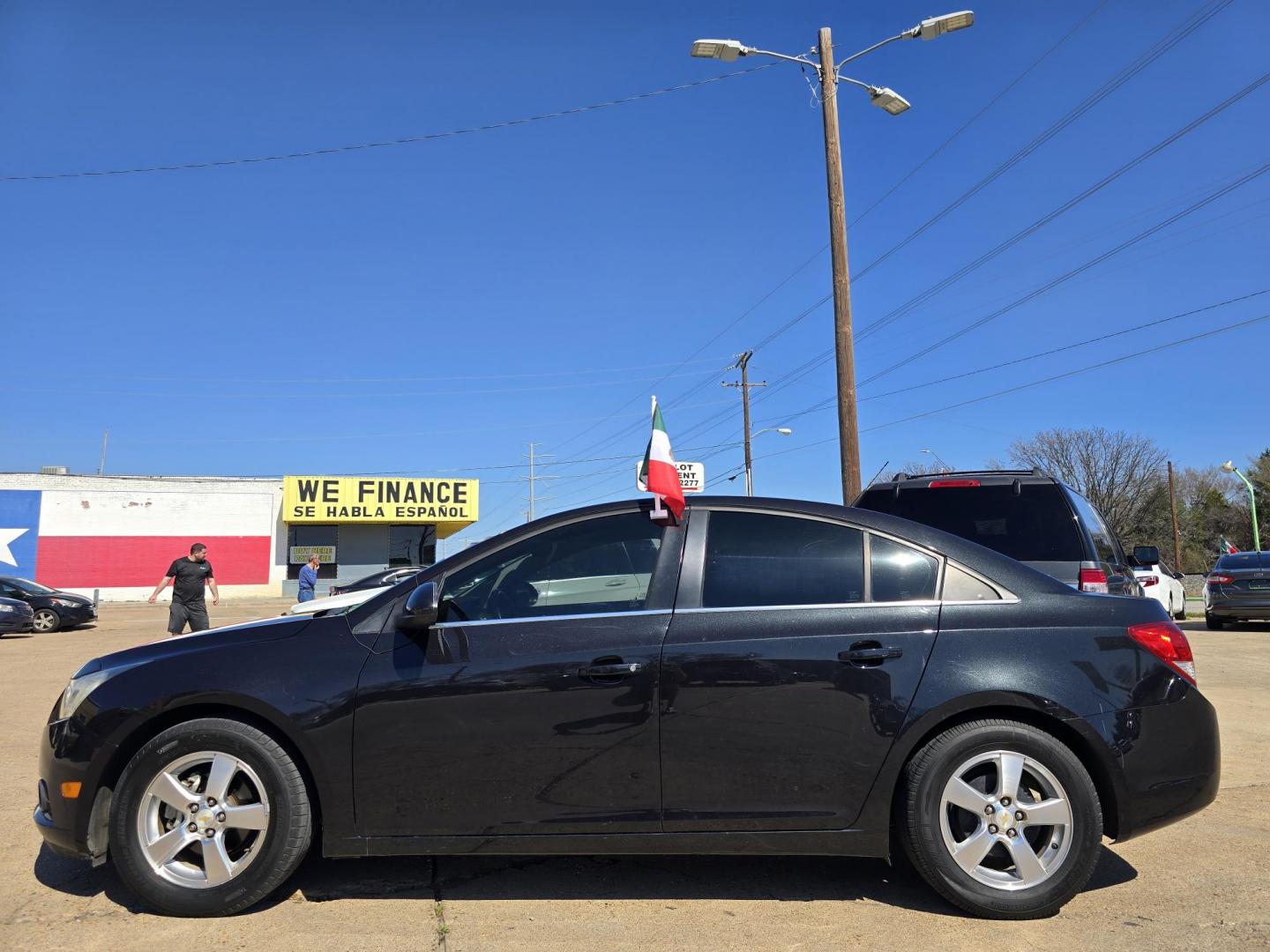 2011 BLACK Chevrolet Cruze LT (1G1PF5S93B7) with an 1.4L L4 DOHC 16V TURBO engine, AUTO transmission, located at 2660 S.Garland Avenue, Garland, TX, 75041, (469) 298-3118, 32.885551, -96.655602 - Photo#6