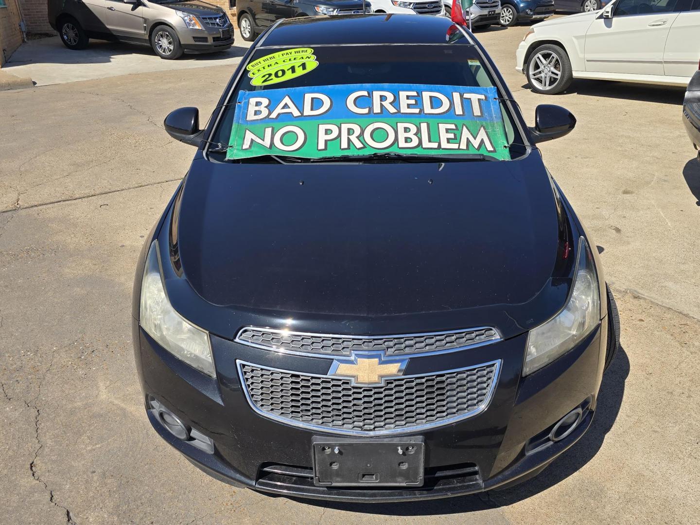 2011 BLACK Chevrolet Cruze LT (1G1PF5S93B7) with an 1.4L L4 DOHC 16V TURBO engine, AUTO transmission, located at 2660 S.Garland Avenue, Garland, TX, 75041, (469) 298-3118, 32.885551, -96.655602 - Photo#8