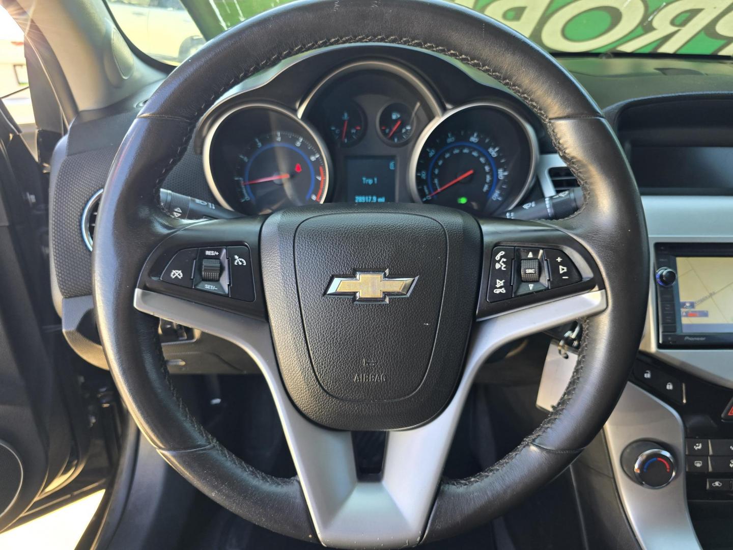 2011 BLACK Chevrolet Cruze LT (1G1PF5S93B7) with an 1.4L L4 DOHC 16V TURBO engine, AUTO transmission, located at 2660 S.Garland Avenue, Garland, TX, 75041, (469) 298-3118, 32.885551, -96.655602 - Photo#12