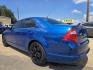 2011 BLUE Ford Fusion I4 SE (3FAHP0HA3BR) with an 2.5L L4 DOHC 16V engine, AUTO transmission, located at 2660 S.Garland Avenue, Garland, TX, 75041, (469) 298-3118, 32.885551, -96.655602 - Photo#5