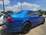 2011 BLUE Ford Fusion I4 SE (3FAHP0HA3BR) with an 2.5L L4 DOHC 16V engine, AUTO transmission, located at 2660 S.Garland Avenue, Garland, TX, 75041, (469) 298-3118, 32.885551, -96.655602 - Photo#3