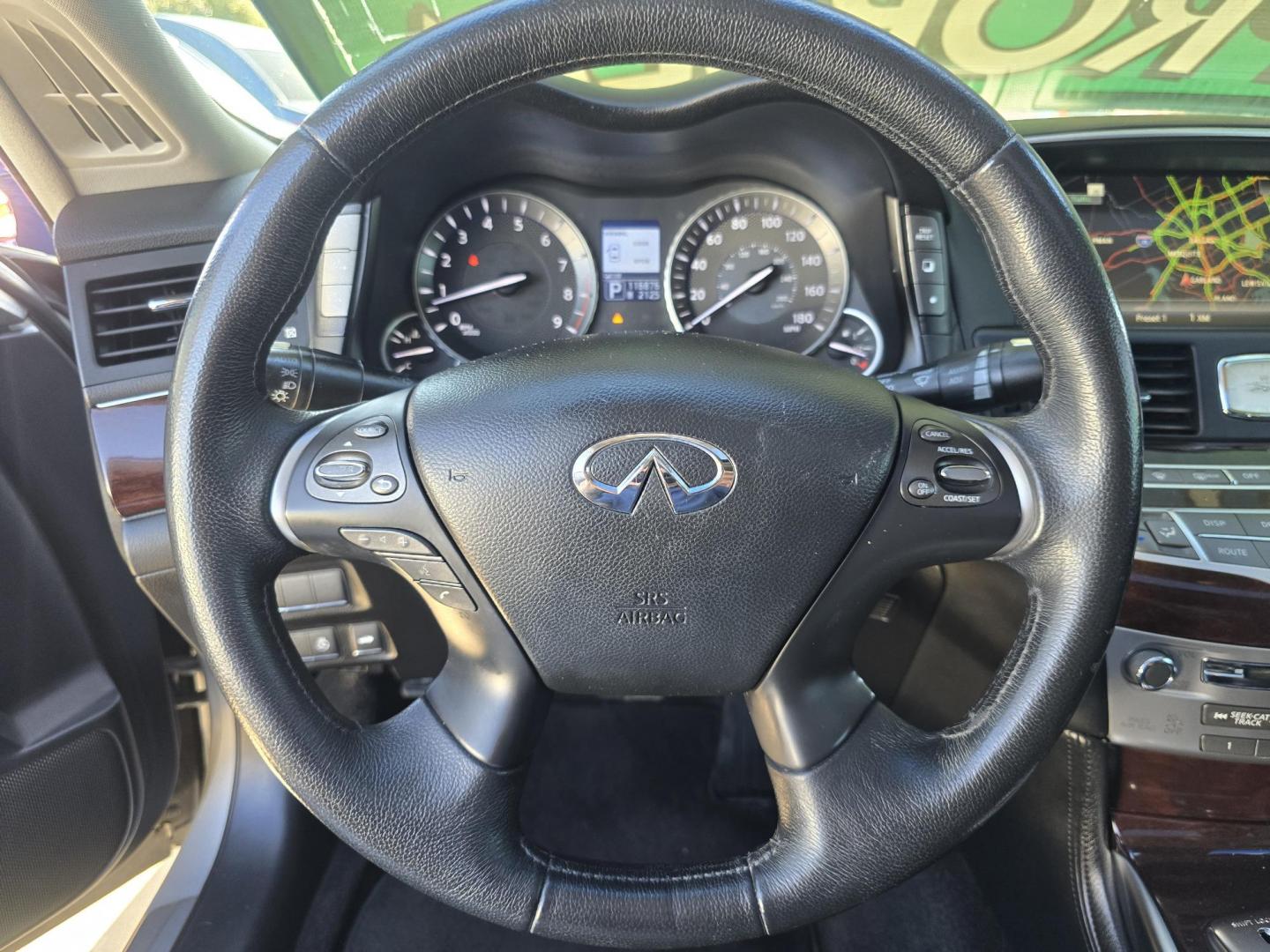 2011 SILVER Infiniti M M37x (JN1BY1ARXBM) with an 3.7L V6 DOHC 24V engine, 7-Speed Automatic transmission, located at 2660 S.Garland Avenue, Garland, TX, 75041, (469) 298-3118, 32.885551, -96.655602 - Photo#12