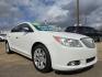 2012 WHITE Buick LaCrosse Premium Package 1, w/Leather (1G4GD5G31CF) with an 3.6L V6 DOHC 24V FFV engine, 6-Speed Automatic transmission, located at 2660 S.Garland Avenue, Garland, TX, 75041, (469) 298-3118, 32.885551, -96.655602 - Photo#1
