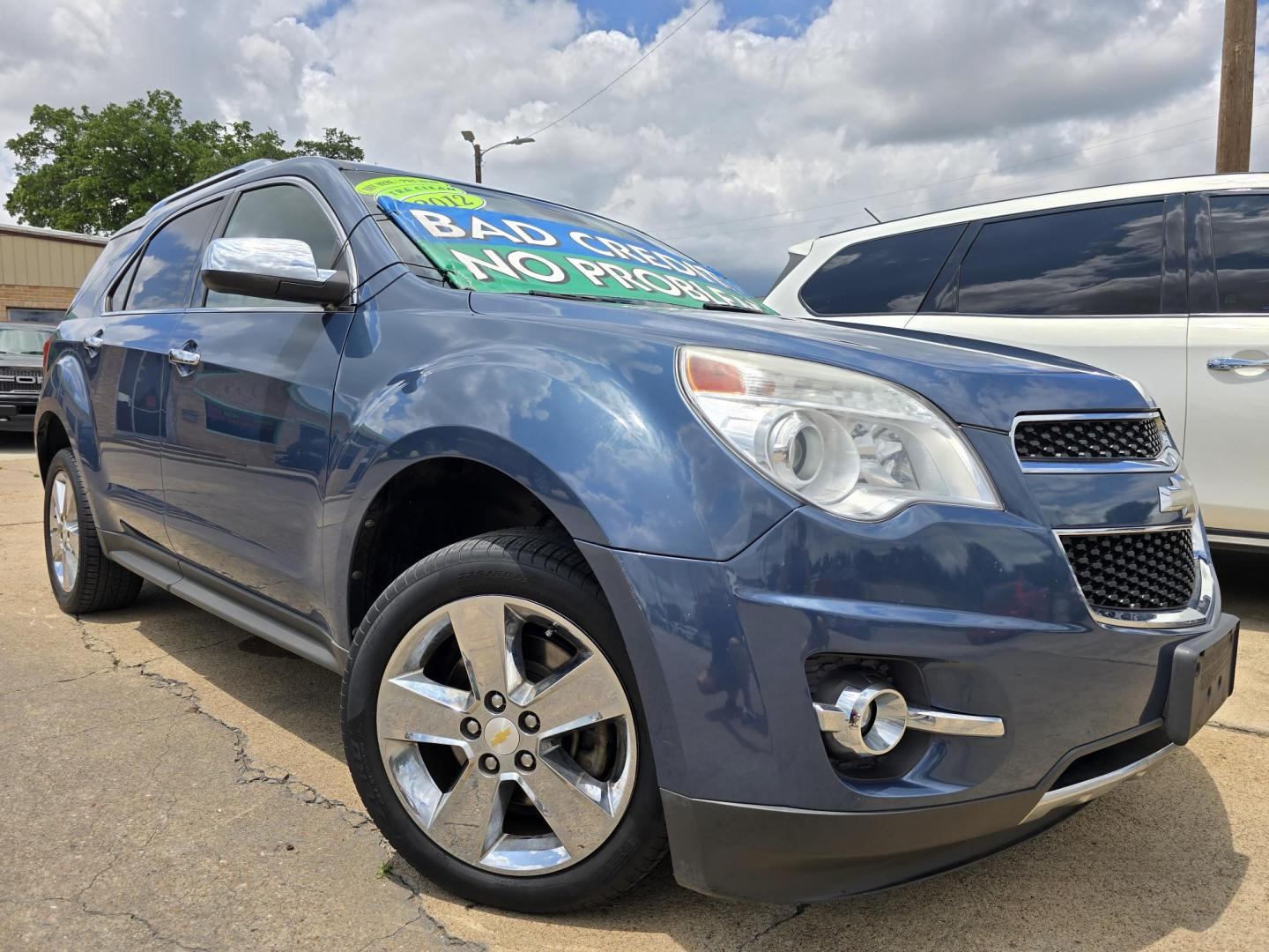2012 BLUE Chevrolet Equinox LTZ (2GNALFEK8C6) with an 2.4L L4 DOHC 16V engine, 6-Speed Automatic transmission, located at 2660 S.Garland Avenue, Garland, TX, 75041, (469) 298-3118, 32.885551, -96.655602 - Photo#0