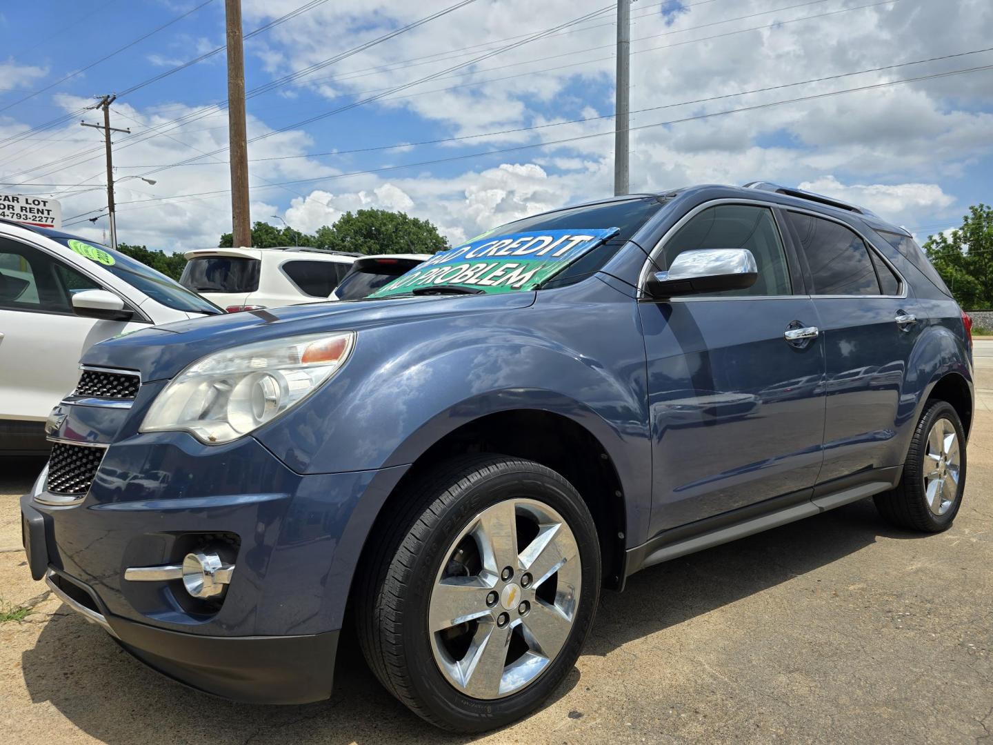 2012 BLUE Chevrolet Equinox LTZ (2GNALFEK8C6) with an 2.4L L4 DOHC 16V engine, 6-Speed Automatic transmission, located at 2660 S.Garland Avenue, Garland, TX, 75041, (469) 298-3118, 32.885551, -96.655602 - Photo#7