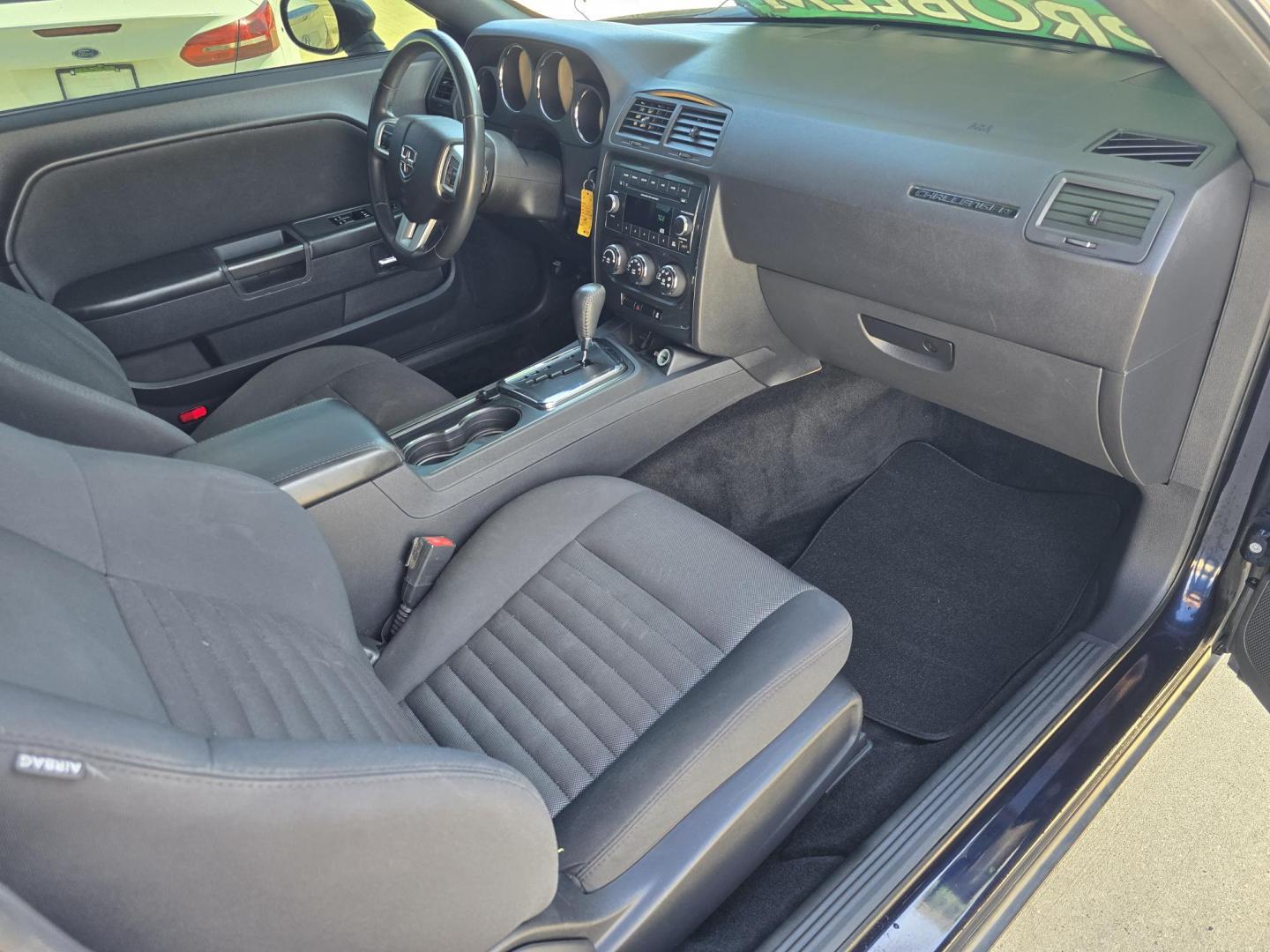 2012 BLUE /BLACK Dodge Challenger SXT (2C3CDYAG3CH) with an 3.6L V6 DOHC 24V engine, 4-Speed Automatic transmission, located at 2660 S.Garland Avenue, Garland, TX, 75041, (469) 298-3118, 32.885551, -96.655602 - Photo#16