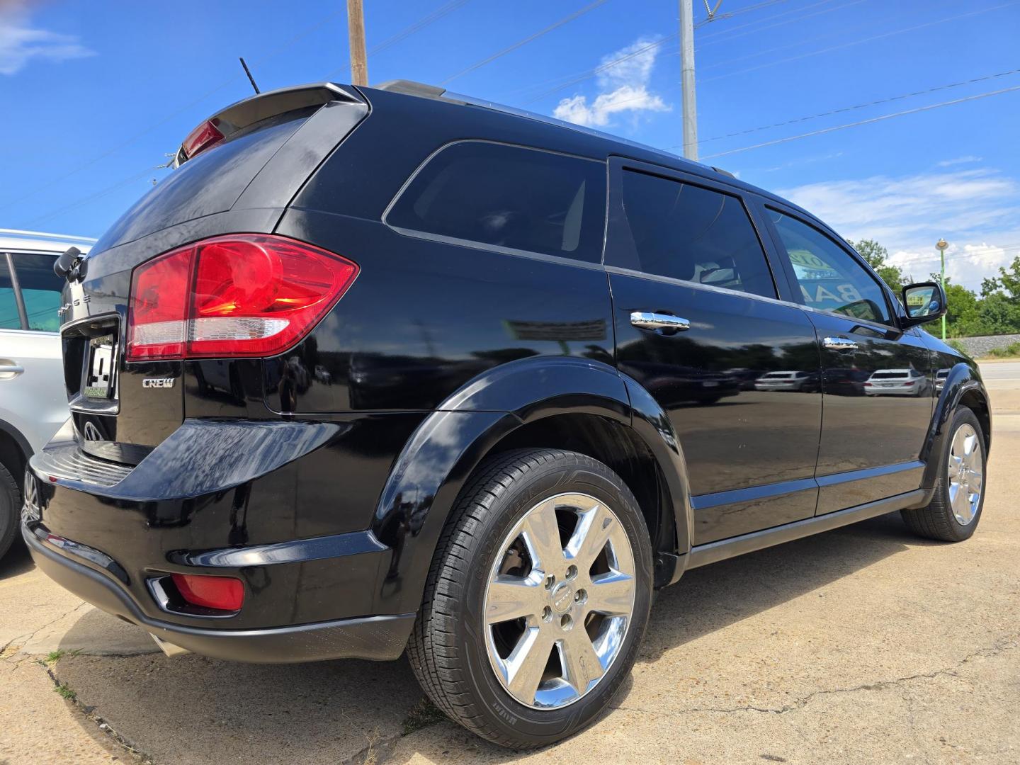 2012 BLACK Dodge Journey Crew (3C4PDCDG2CT) with an 3.6L V6 DOHC 24V engine, 6-Speed Automatic transmission, located at 2660 S.Garland Avenue, Garland, TX, 75041, (469) 298-3118, 32.885551, -96.655602 - Photo#3