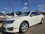 2012 WHITE Ford Fusion SE (3FAHP0HA5CR) with an 2.5L L4 DOHC 16V engine, AUTO transmission, located at 2660 S.Garland Avenue, Garland, TX, 75041, (469) 298-3118, 32.885551, -96.655602 - Photo#7