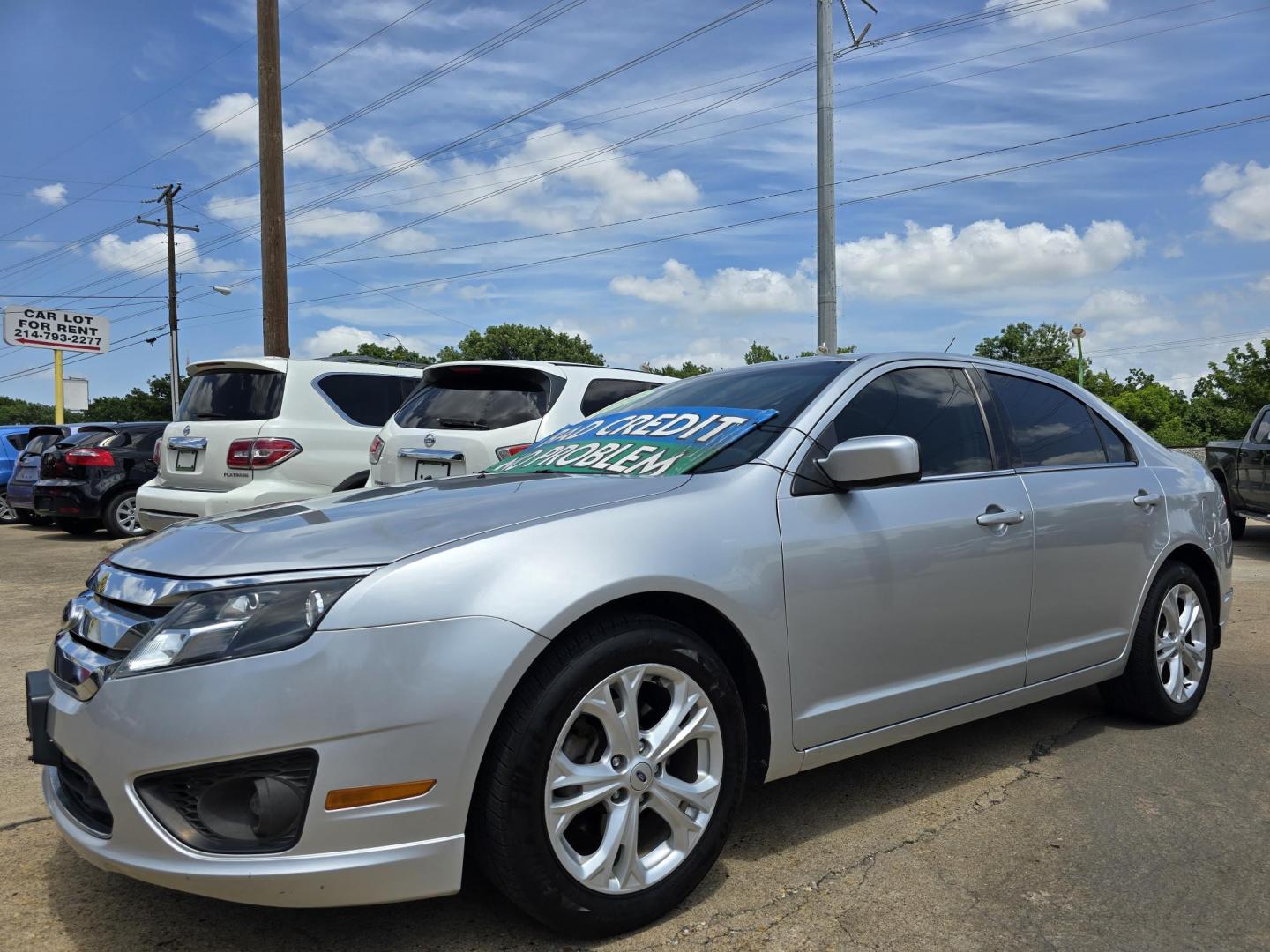 2012 SILVER Ford Fusion SE (3FAHP0HA8CR) with an 2.5L L4 DOHC 16V engine, AUTO transmission, located at 2660 S.Garland Avenue, Garland, TX, 75041, (469) 298-3118, 32.885551, -96.655602 - Photo#7
