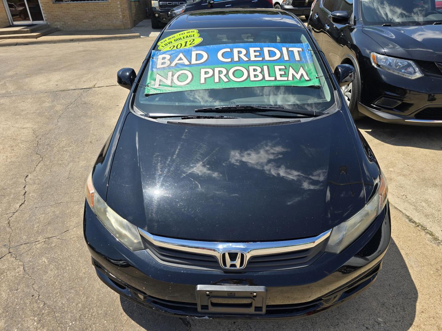 2012 BLACK Honda Civic EX-L (19XFB2F92CE) with an 1.8L L4 SOHC 16V engine, 5-Speed Automatic transmission, located at 2660 S.Garland Avenue, Garland, TX, 75041, (469) 298-3118, 32.885551, -96.655602 - Photo#8