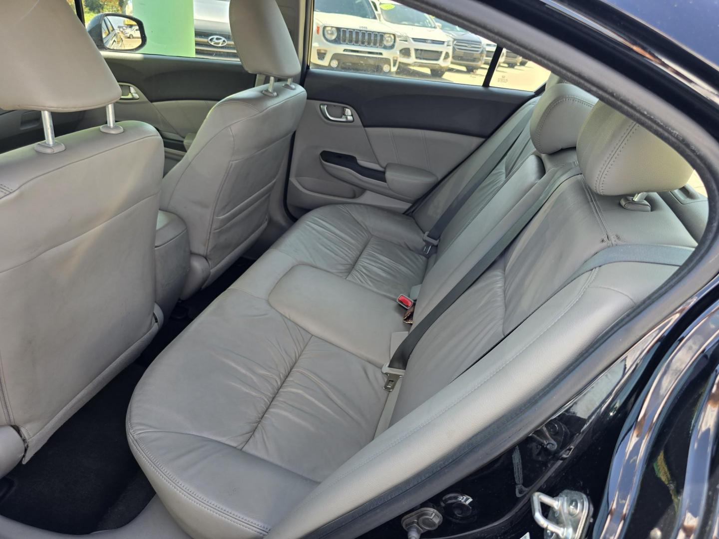 2012 BLACK Honda Civic EX-L (19XFB2F92CE) with an 1.8L L4 SOHC 16V engine, 5-Speed Automatic transmission, located at 2660 S.Garland Avenue, Garland, TX, 75041, (469) 298-3118, 32.885551, -96.655602 - Photo#16