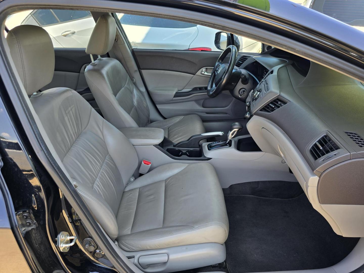 2012 BLACK Honda Civic EX-L (19XFB2F92CE) with an 1.8L L4 SOHC 16V engine, 5-Speed Automatic transmission, located at 2660 S.Garland Avenue, Garland, TX, 75041, (469) 298-3118, 32.885551, -96.655602 - Photo#18