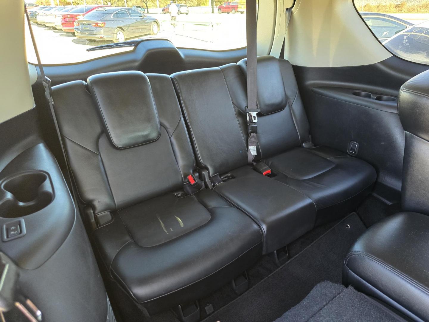 2012 BLACK Infiniti QX56 4WD (JN8AZ2NE7C9) with an 5.6L V8 DOHC 32V engine, 5-Speed Automatic transmission, located at 2660 S.Garland Avenue, Garland, TX, 75041, (469) 298-3118, 32.885551, -96.655602 - Photo#22