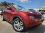2012 RED /BLACK Nissan Juke SL (JN8AF5MR0CT) with an 1.6L L4 DOHC 16V engine, Continuously Variable Transmission transmission, located at 2660 S.Garland Avenue, Garland, TX, 75041, (469) 298-3118, 32.885551, -96.655602 - Photo#0