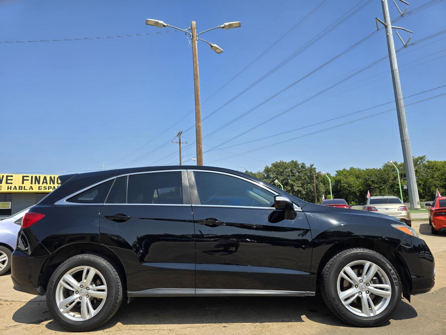 2013 BLACK Acura RDX Technology Package (5J8TB3H55DL) with an 2.3L L4 DOHC 16V engine, 6-Speed Automatic transmission, located at 2660 S.Garland Avenue, Garland, TX, 75041, (469) 298-3118, 32.885551, -96.655602 - Welcome to DallasAutos4Less, one of the Premier BUY HERE PAY HERE Dealers in the North Dallas Area. We specialize in financing to people with NO CREDIT or BAD CREDIT. We need proof of income, proof of residence, and a ID. Come buy your new car from us today!! This is a very well cared for 2013 AC - Photo#2