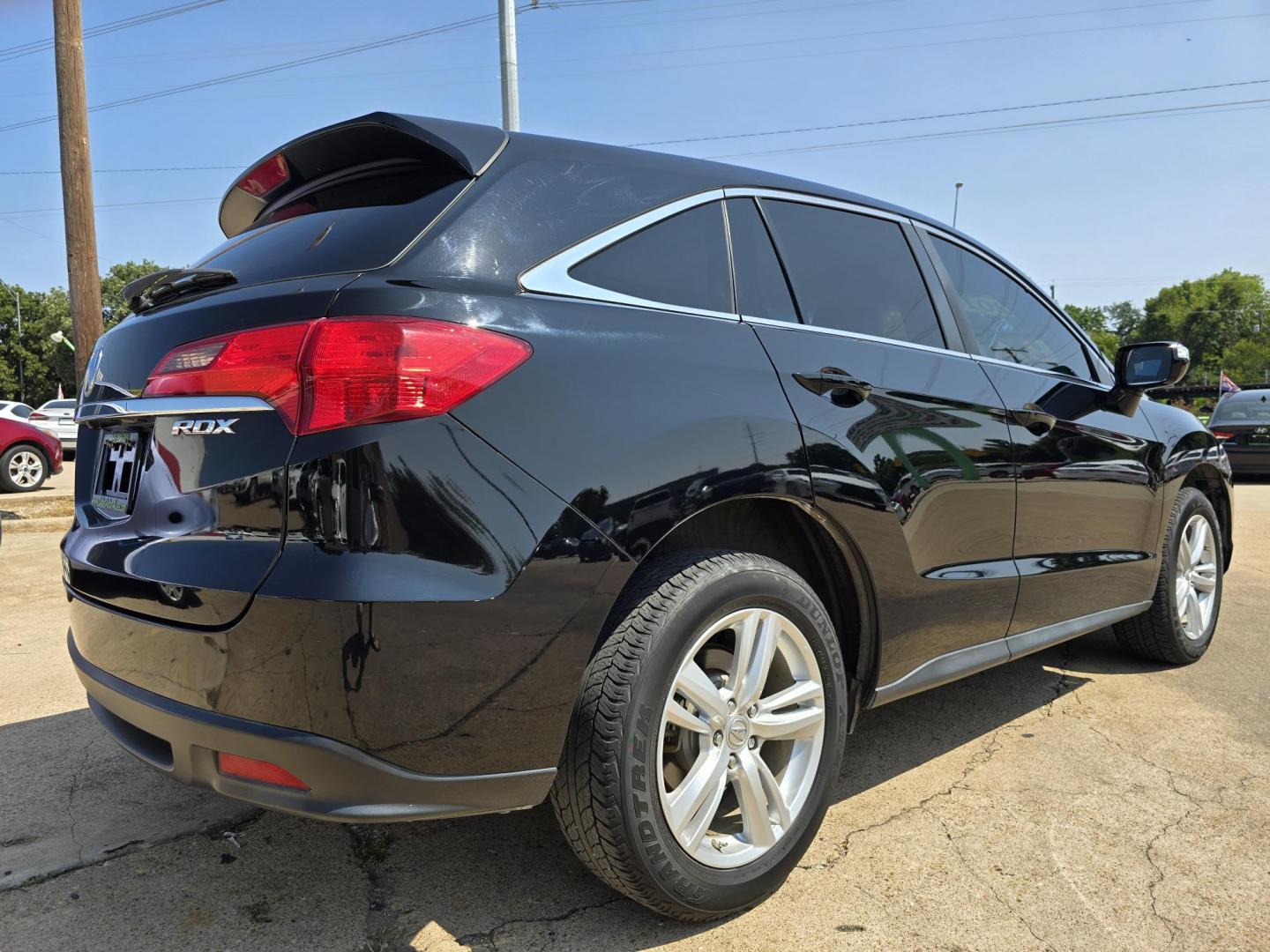2013 BLACK Acura RDX Technology Package (5J8TB3H55DL) with an 2.3L L4 DOHC 16V engine, 6-Speed Automatic transmission, located at 2660 S.Garland Avenue, Garland, TX, 75041, (469) 298-3118, 32.885551, -96.655602 - Welcome to DallasAutos4Less, one of the Premier BUY HERE PAY HERE Dealers in the North Dallas Area. We specialize in financing to people with NO CREDIT or BAD CREDIT. We need proof of income, proof of residence, and a ID. Come buy your new car from us today!! This is a very well cared for 2013 AC - Photo#3