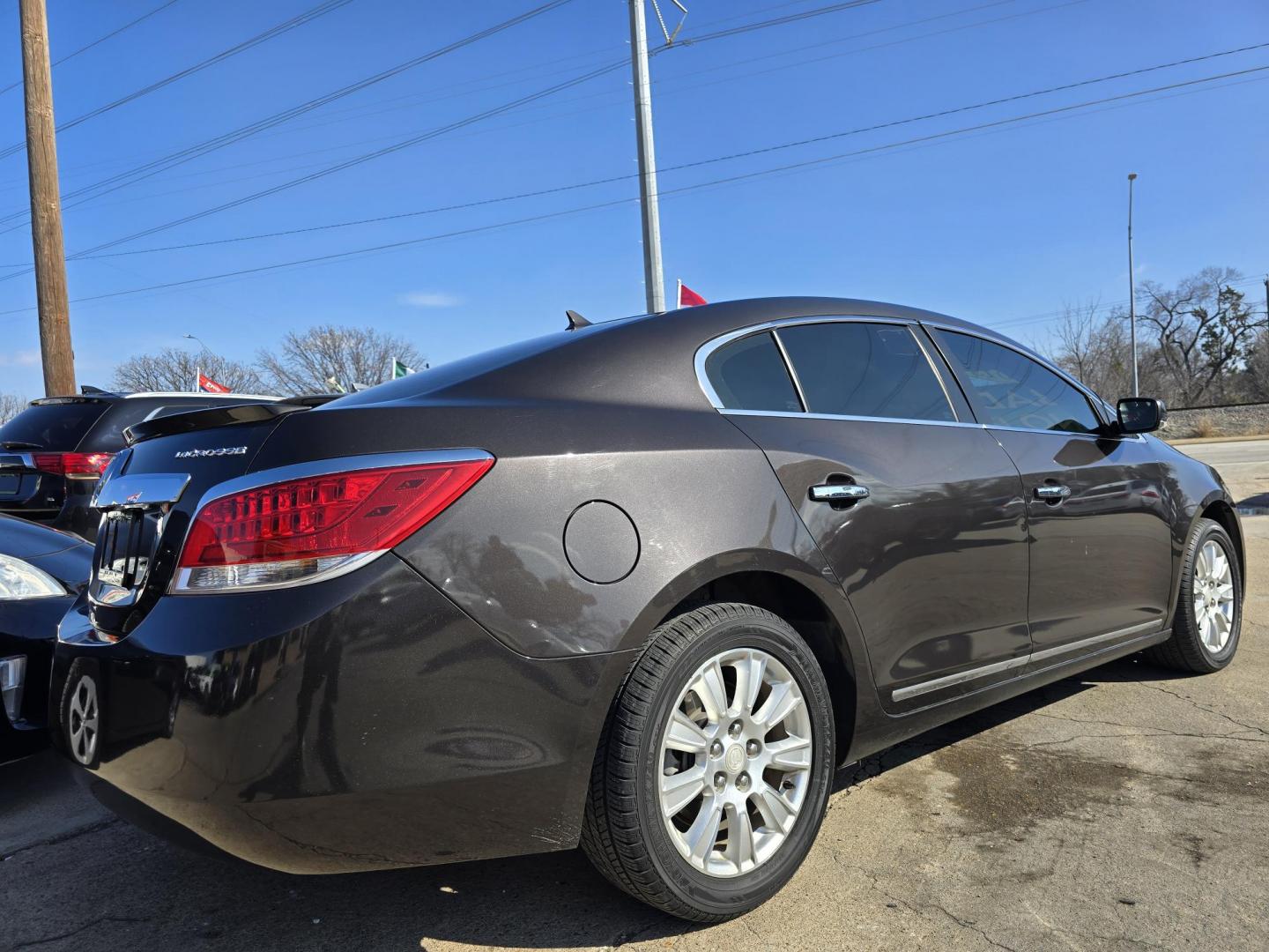 2013 BLACK Buick LaCrosse Leather Package (1G4GC5ER1DF) with an 2.4L L4 DOHC 16V engine, 6-Speed Automatic transmission, located at 2660 S.Garland Avenue, Garland, TX, 75041, (469) 298-3118, 32.885551, -96.655602 - Photo#3