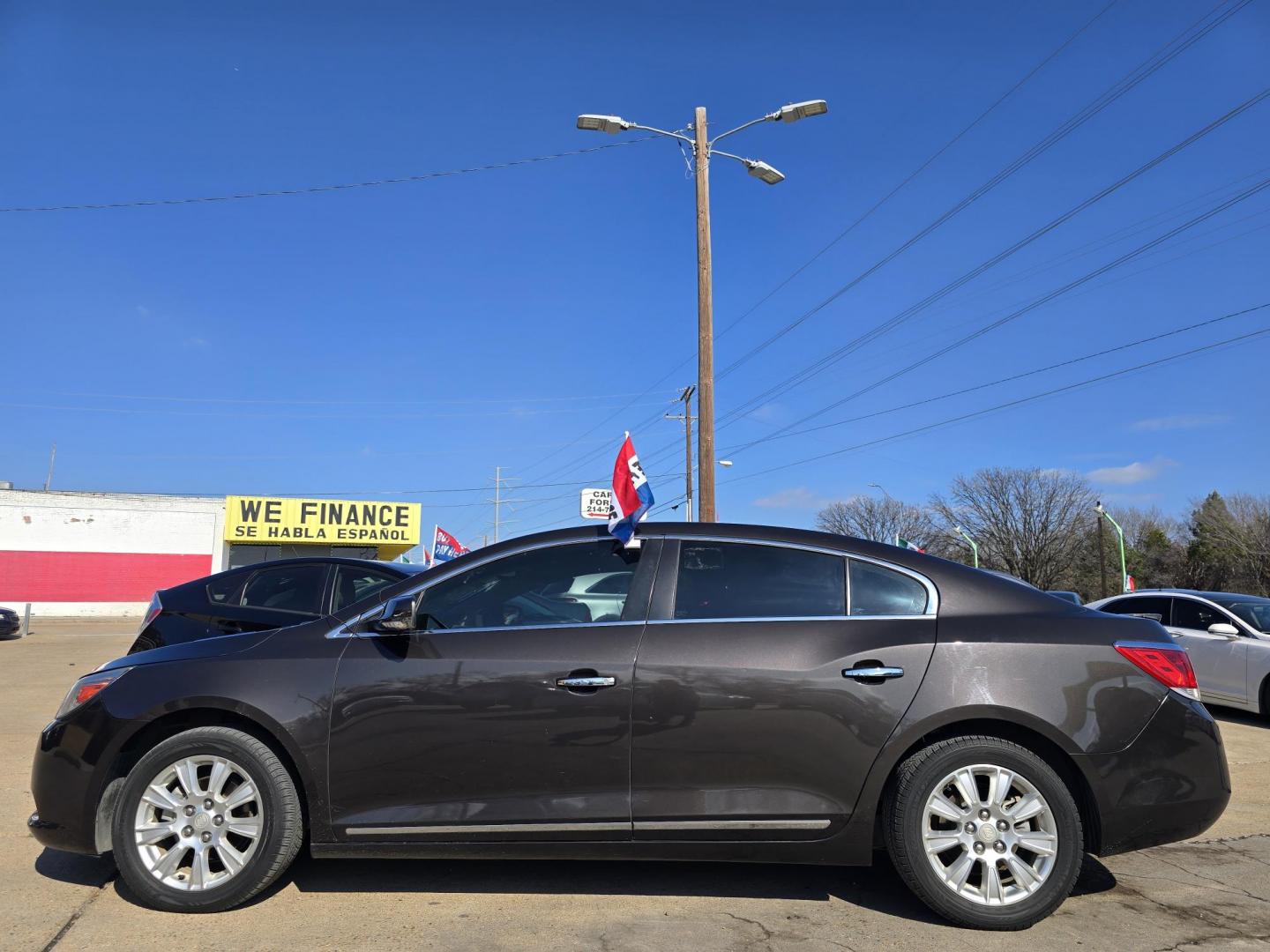 2013 BLACK Buick LaCrosse Leather Package (1G4GC5ER1DF) with an 2.4L L4 DOHC 16V engine, 6-Speed Automatic transmission, located at 2660 S.Garland Avenue, Garland, TX, 75041, (469) 298-3118, 32.885551, -96.655602 - Photo#6