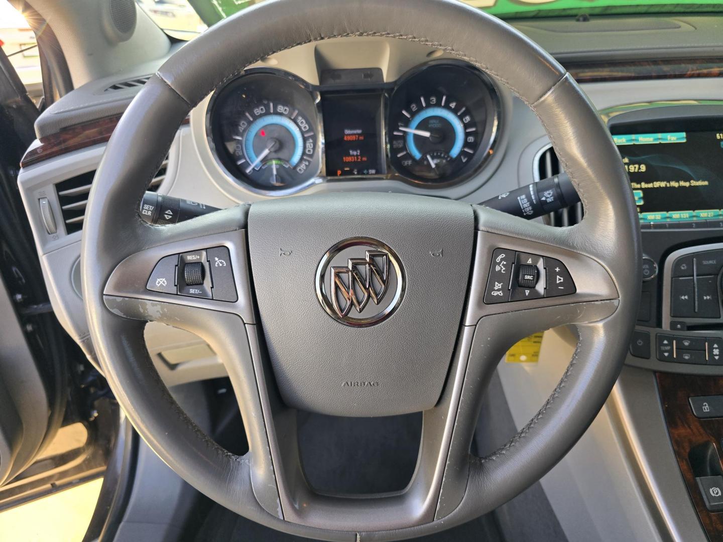 2013 BLACK Buick LaCrosse Leather Package (1G4GC5ER1DF) with an 2.4L L4 DOHC 16V engine, 6-Speed Automatic transmission, located at 2660 S.Garland Avenue, Garland, TX, 75041, (469) 298-3118, 32.885551, -96.655602 - Photo#12