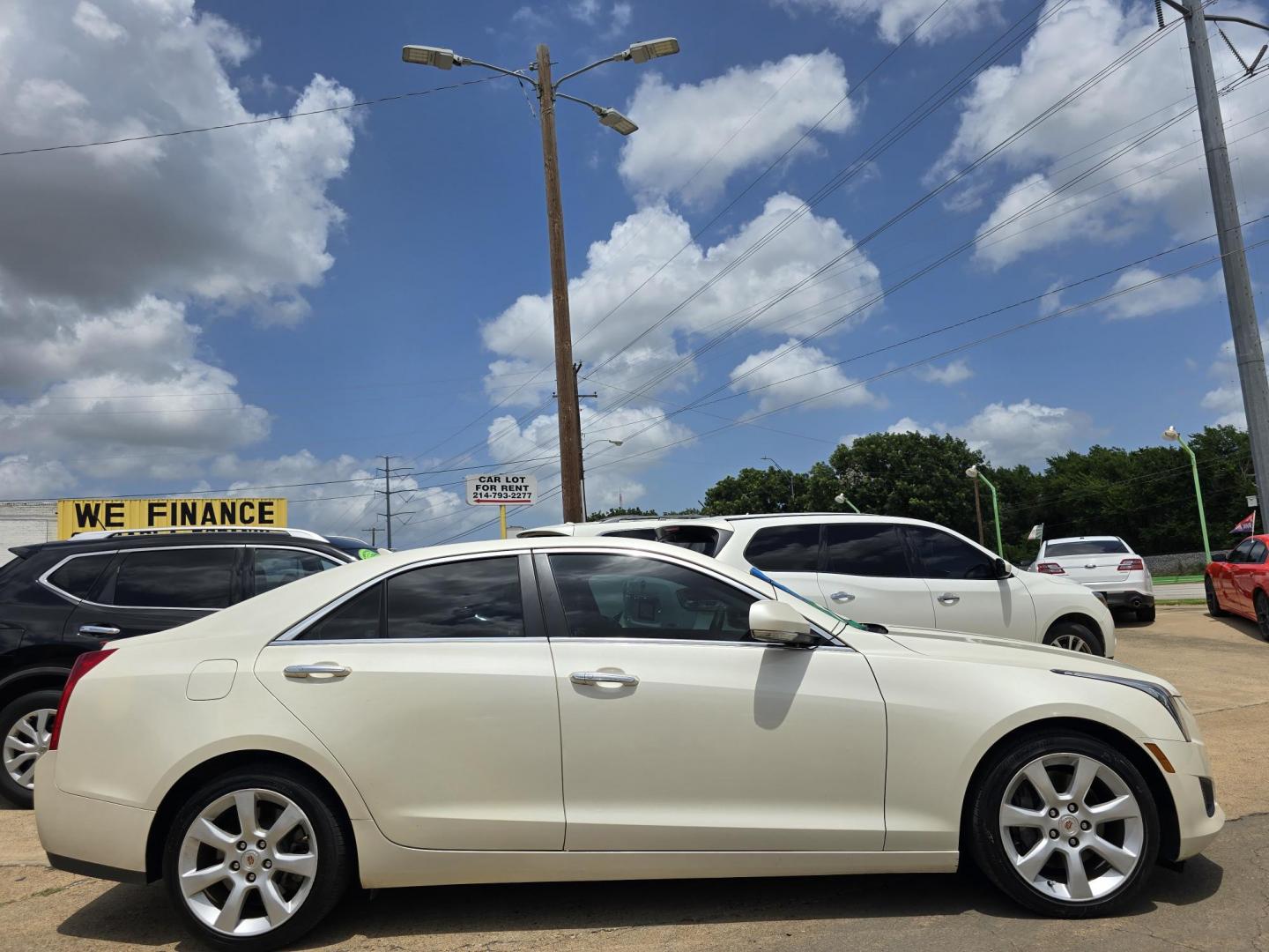 2013 WHITE Cadillac ATS Luxury (1G6AB5SX2D0) , AUTO transmission, located at 2660 S.Garland Avenue, Garland, TX, 75041, (469) 298-3118, 32.885551, -96.655602 - Welcome to DallasAutos4Less, one of the Premier BUY HERE PAY HERE Dealers in the North Dallas Area. We specialize in financing to people with NO CREDIT or BAD CREDIT. We need proof of income, proof of residence, and a ID. Come buy your new car from us today!! This is a Loaded 2013 CADILLAC ATS 2. - Photo#2